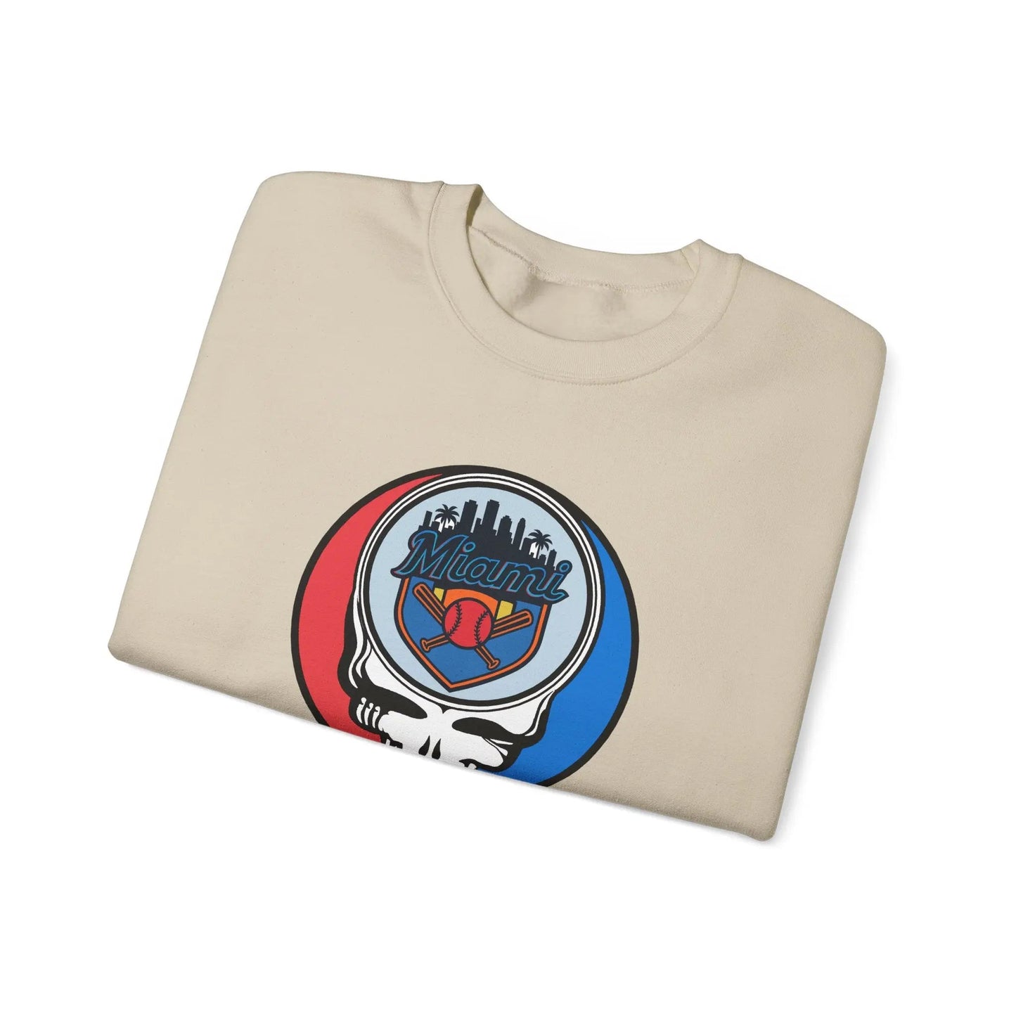 Miami Marlins Original StealieCrewneck Sweatshirt