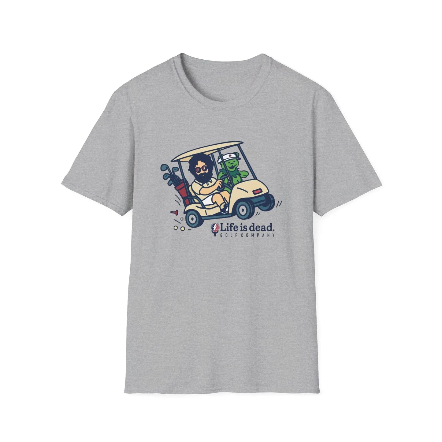Joy Ridin' Jerry and The Bear - Life is DeadGolf Company T-Shirt