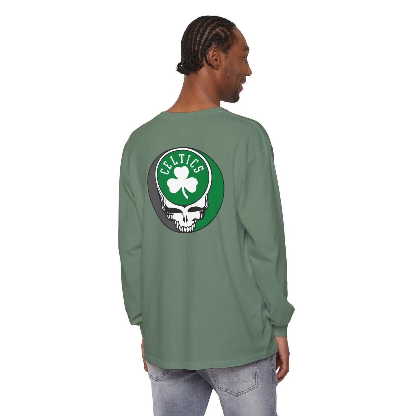 Boston Celtics Two-Sided Vineyard Collection Garment-dyed Long Sleeve
