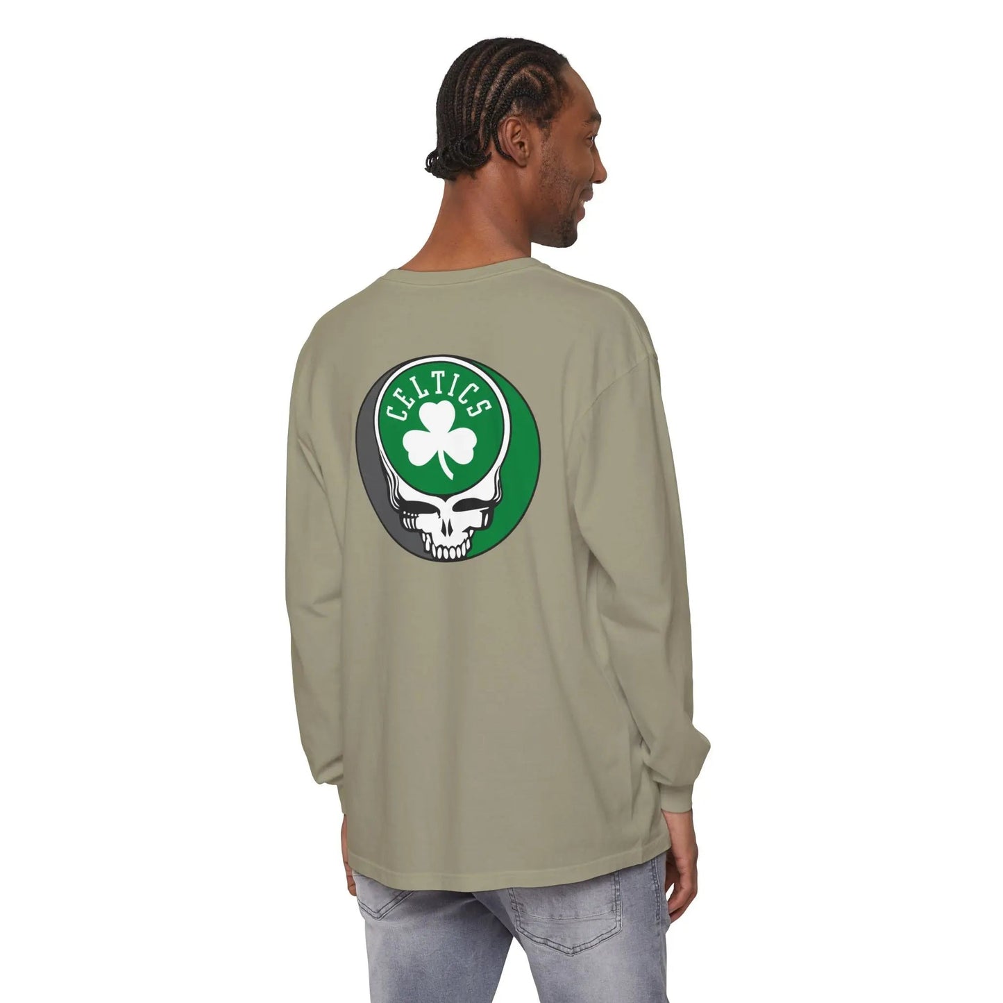 Boston Celtics Two-Sided Vineyard Collection Garment-dyed Long Sleeve