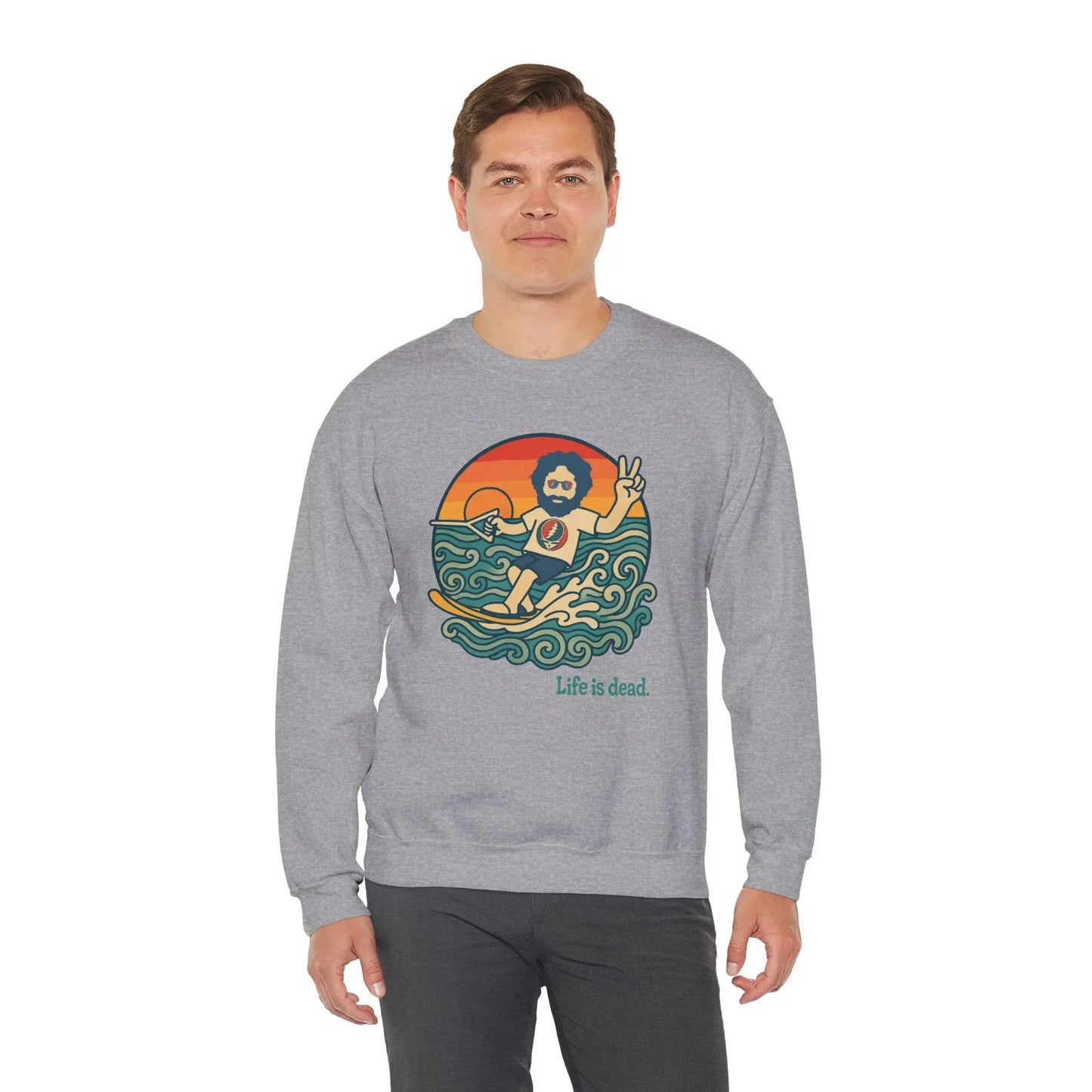 Waterskiin' Jerry Life is DeadCrewneck