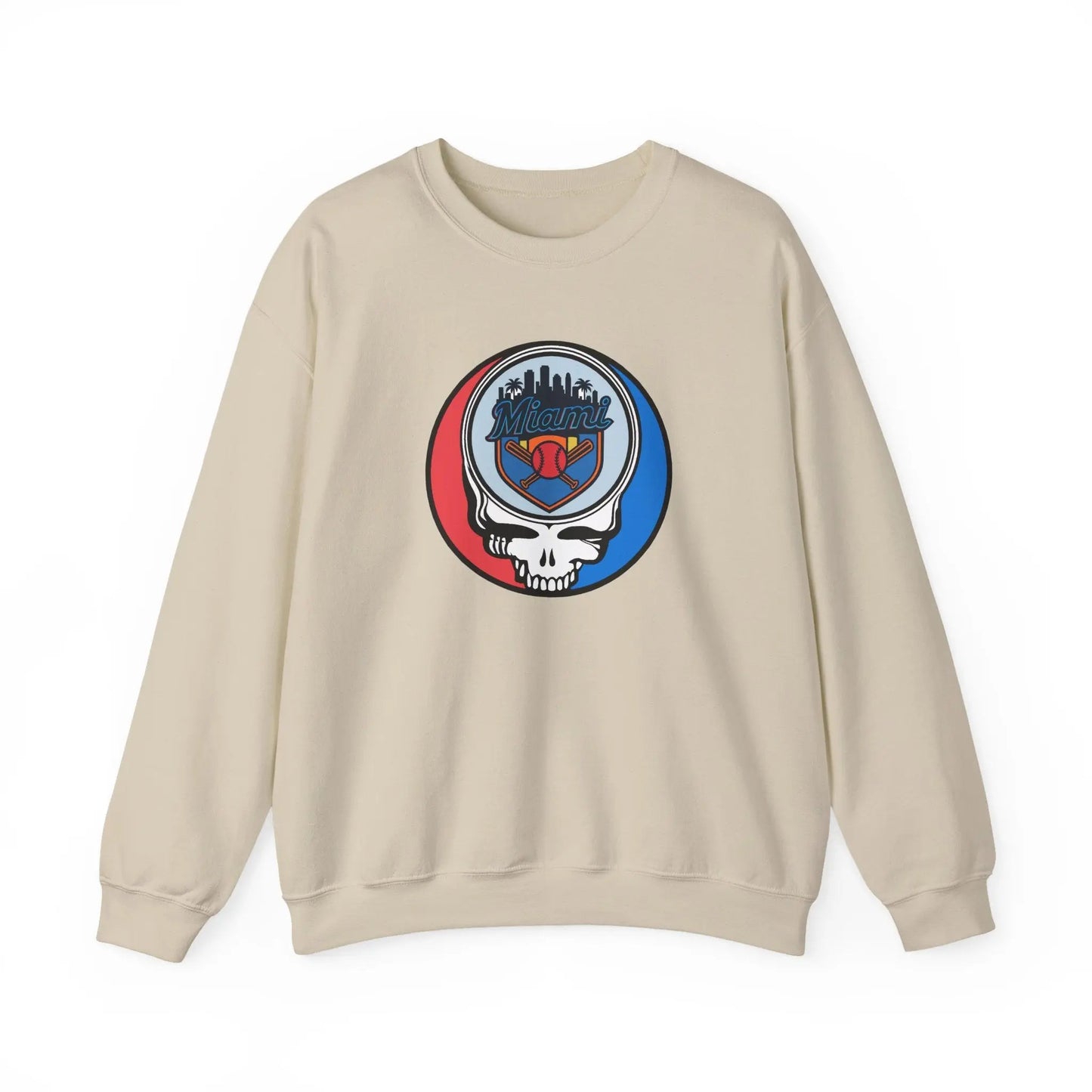 Miami Marlins Original StealieCrewneck Sweatshirt