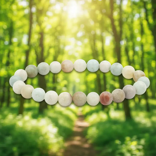 8MM Elastic Natural Stone Bracelets - CS: Amazon stone