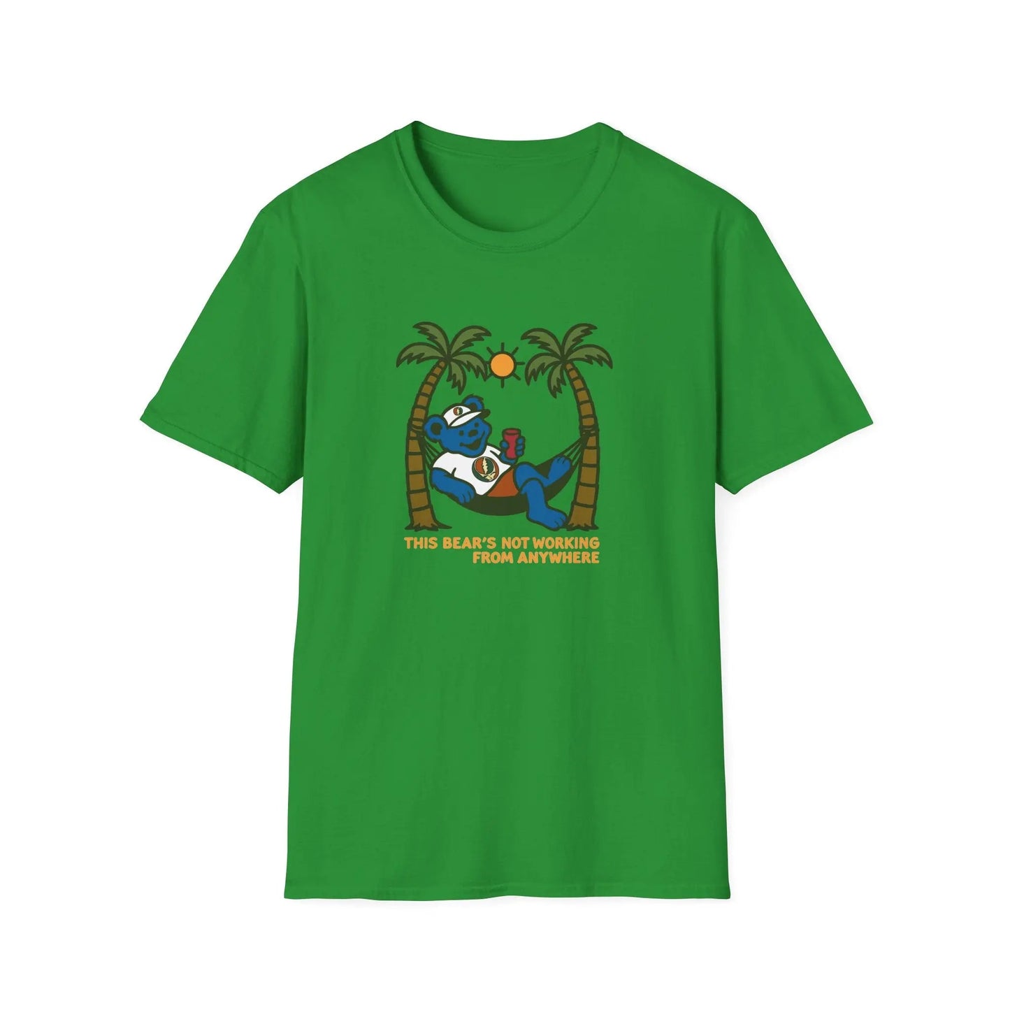 The Bear's Not Working From Anywhere - Life is Dead T-Shirt