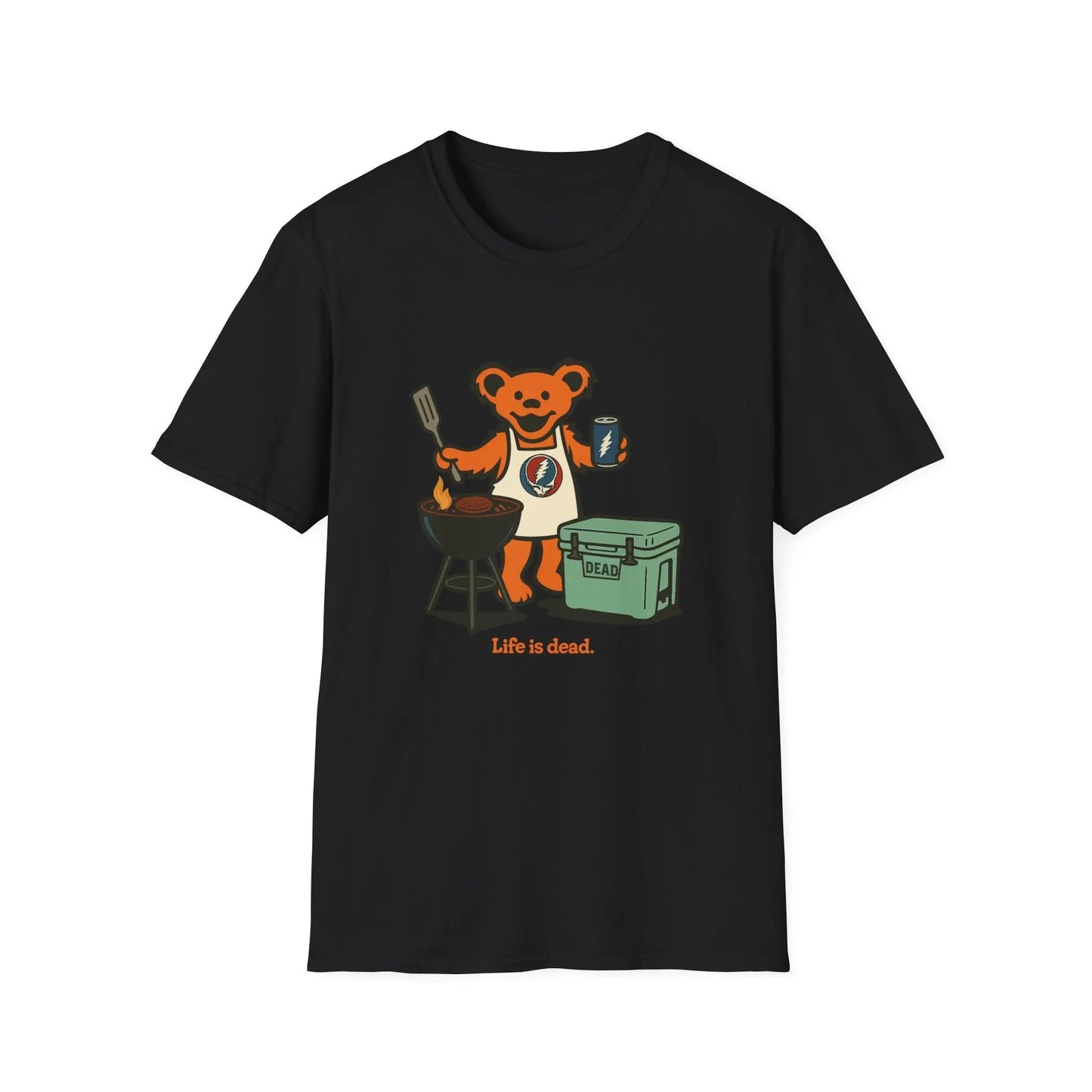 Grillin' Bear - Life is Dead T-Shirt