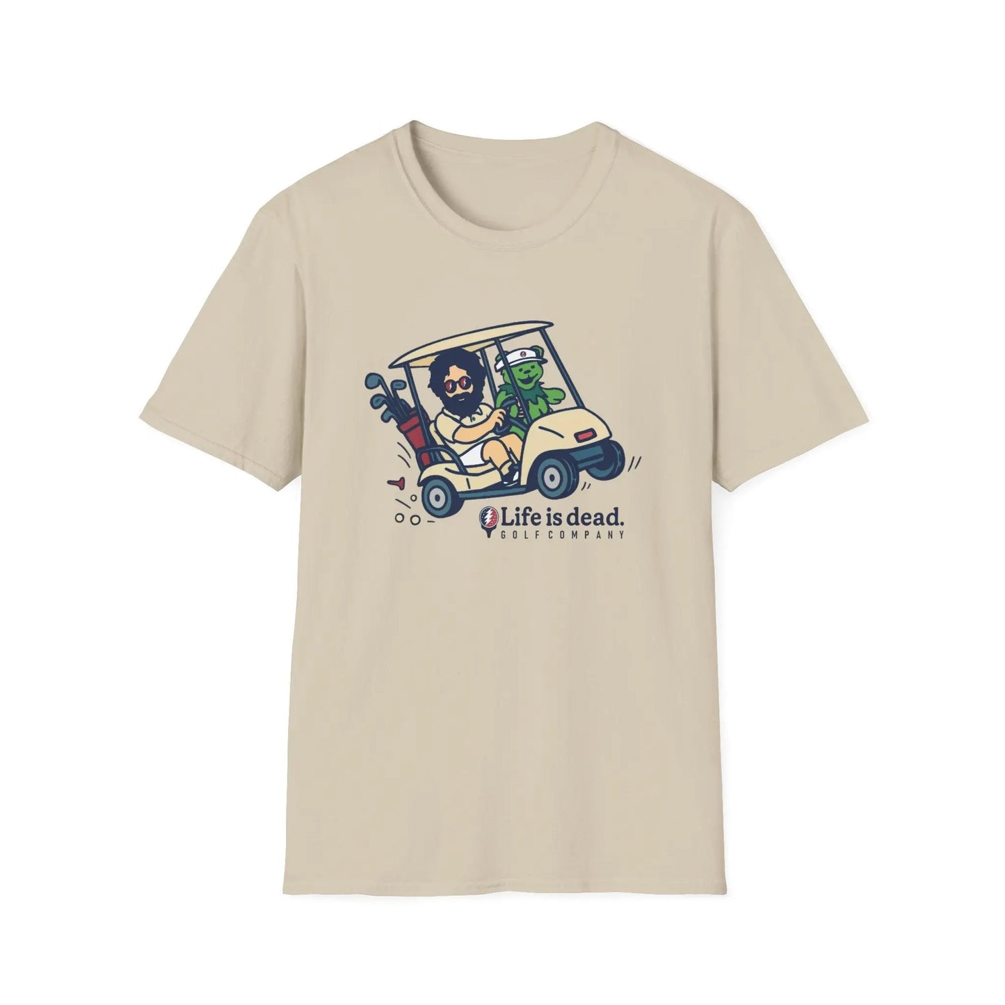 Joy Ridin' Jerry and The Bear - Life is DeadGolf Company T-Shirt