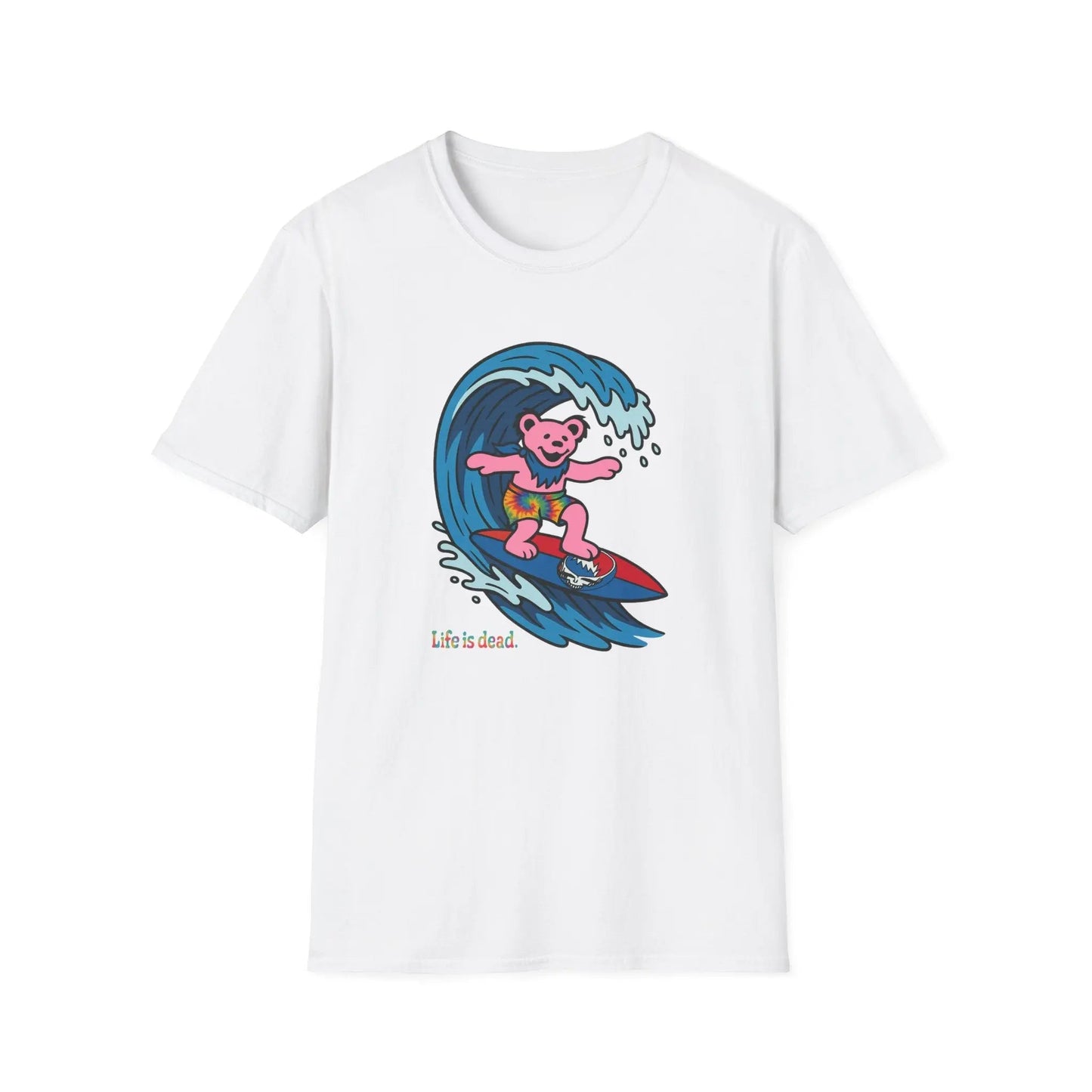 Surfin' Bear - Life is Dead T-Shirt
