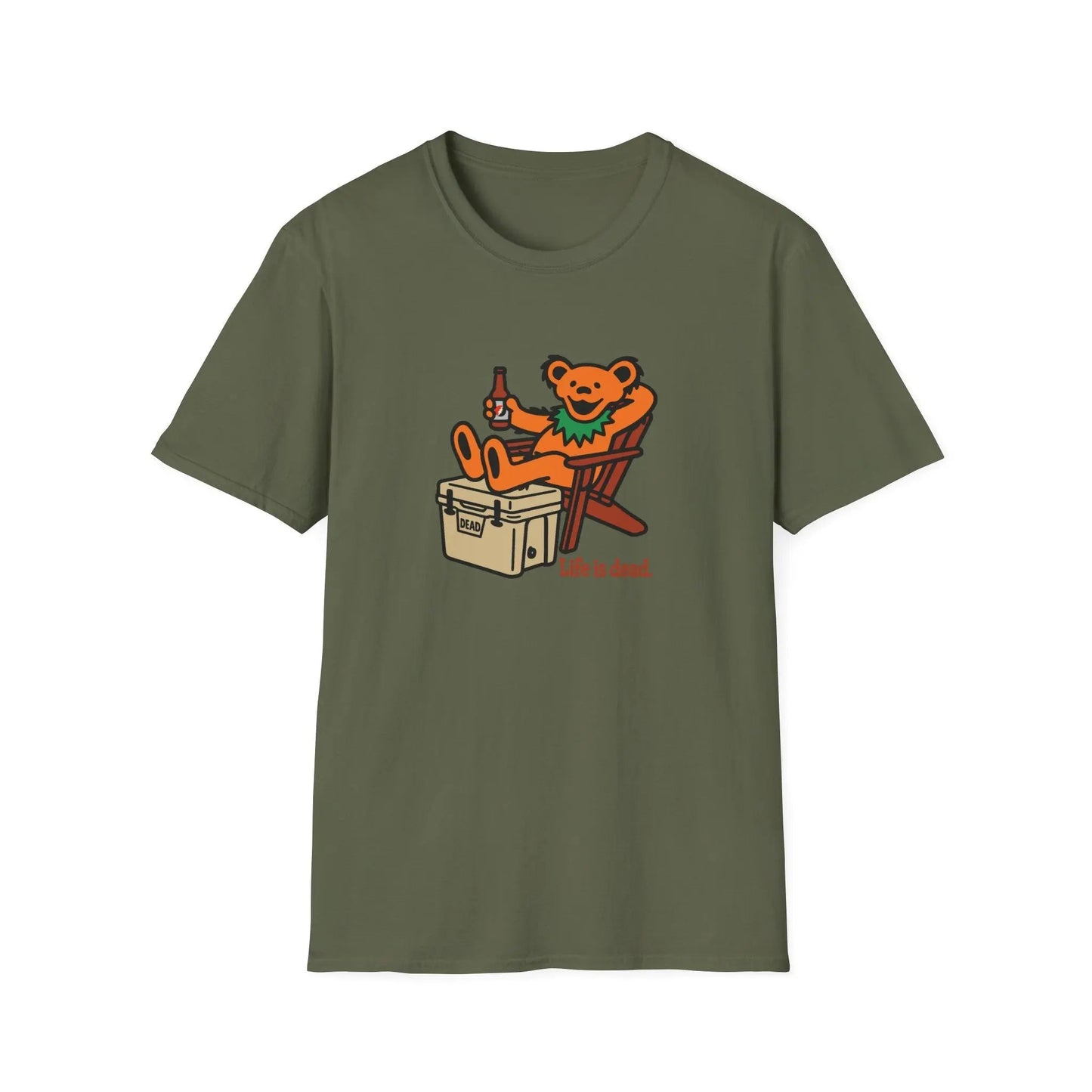 Chillin' Bear - Life is Dead T-Shirt