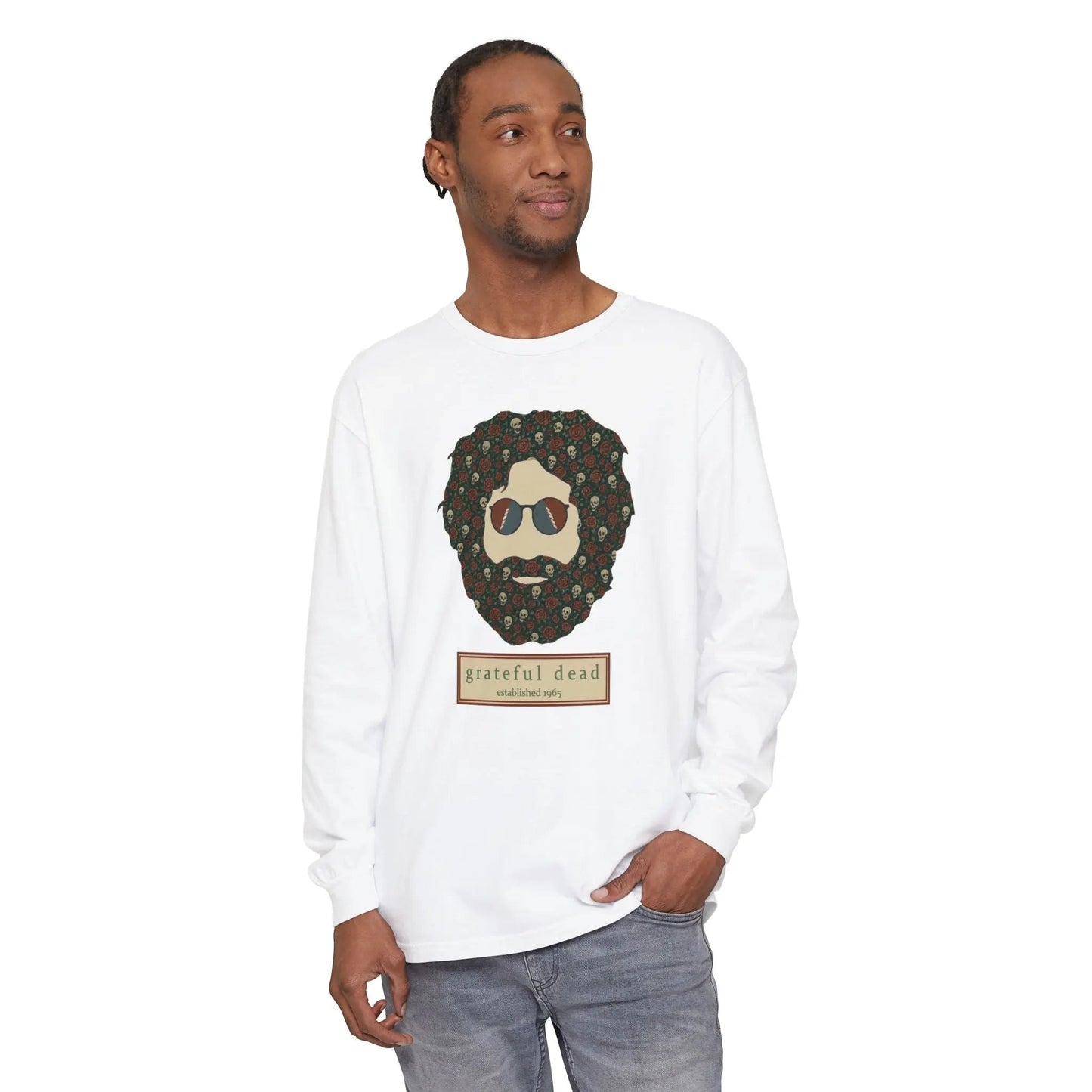 Skulls & Roses Jerry Vineyard Collection Garment-Dyed Long Sleeve T-Shirt