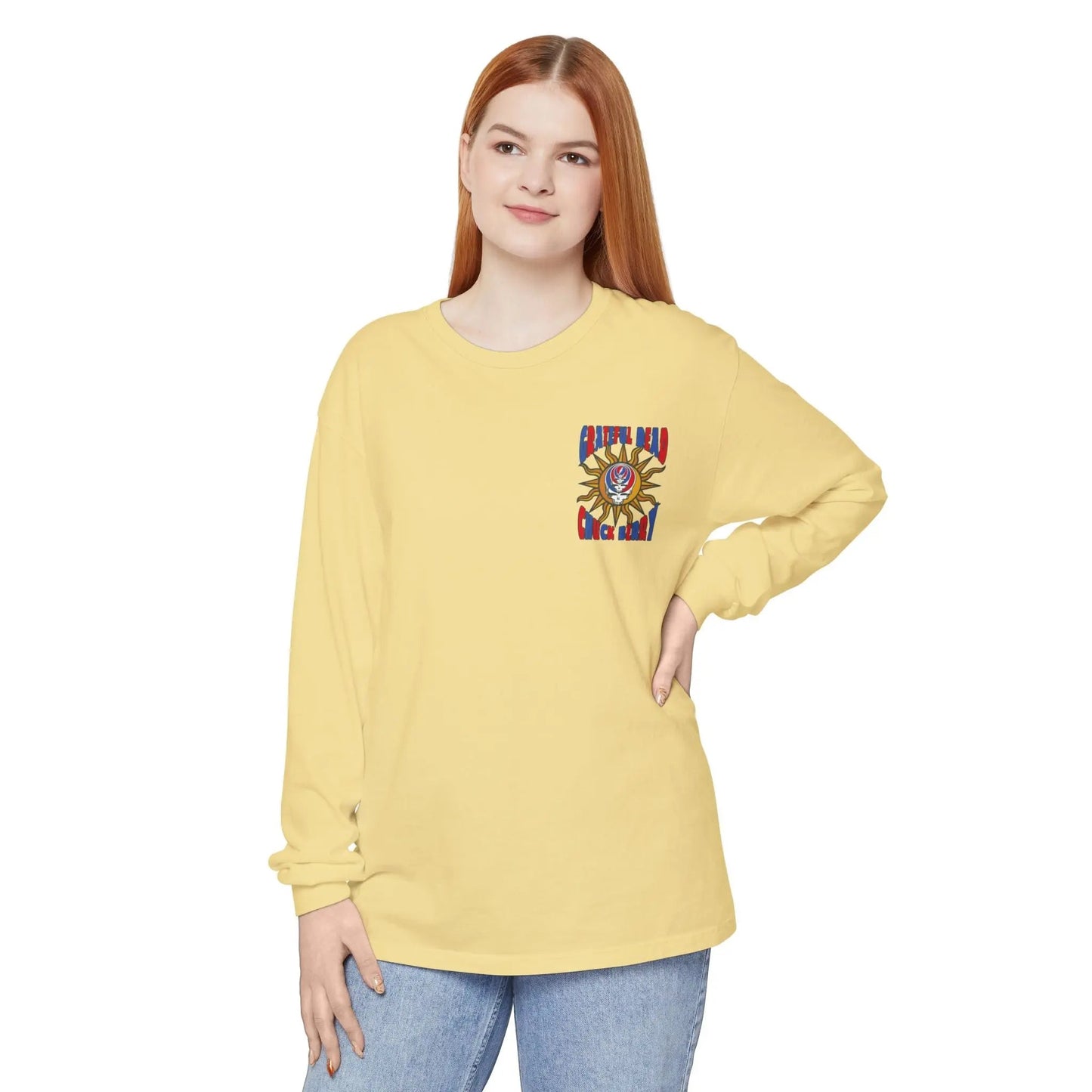 Chuck Berry Concert Garment-Dyed Long Sleeve T-Shirt