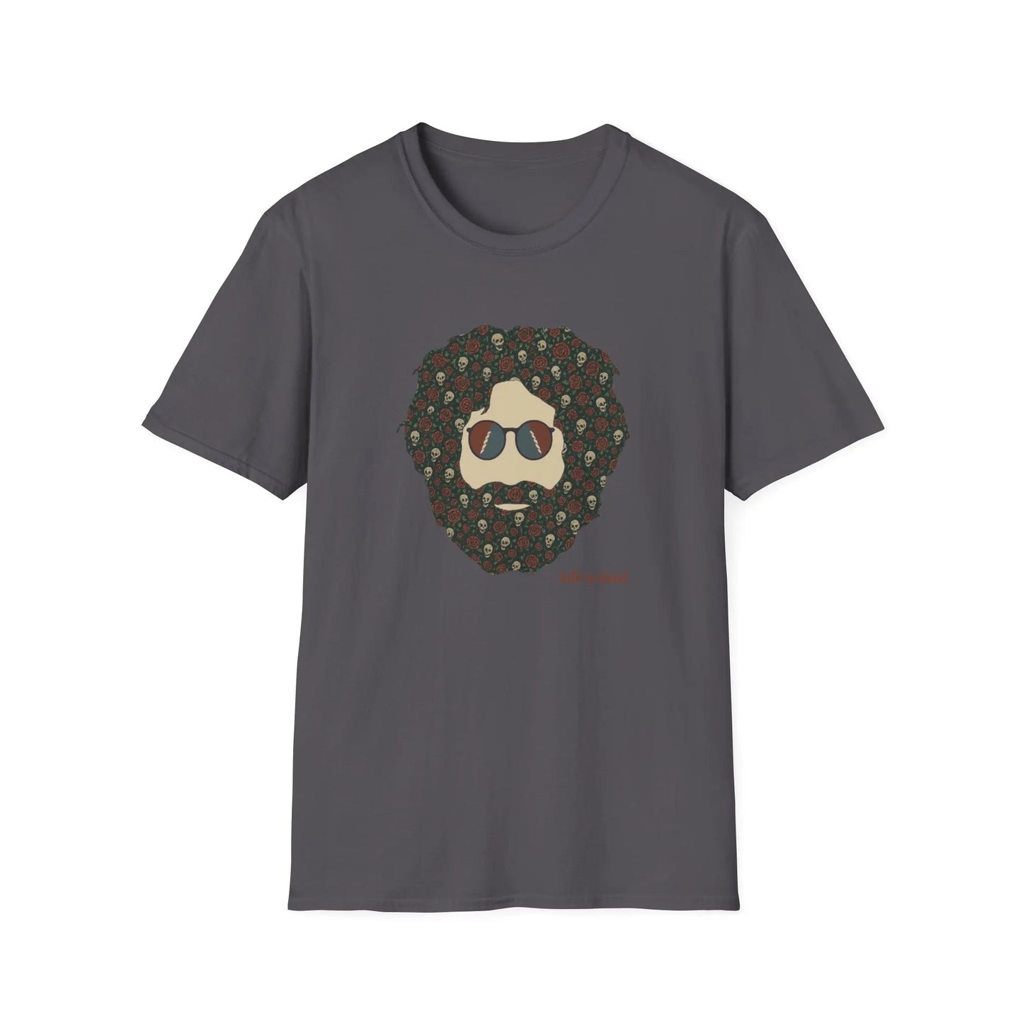 Skull & Roses Jerry Life is Dead T-Shirt