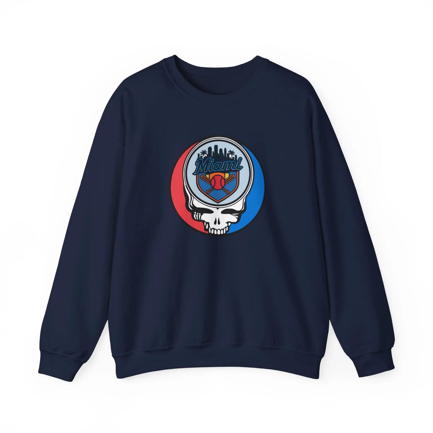 Miami Marlins Original StealieCrewneck Sweatshirt
