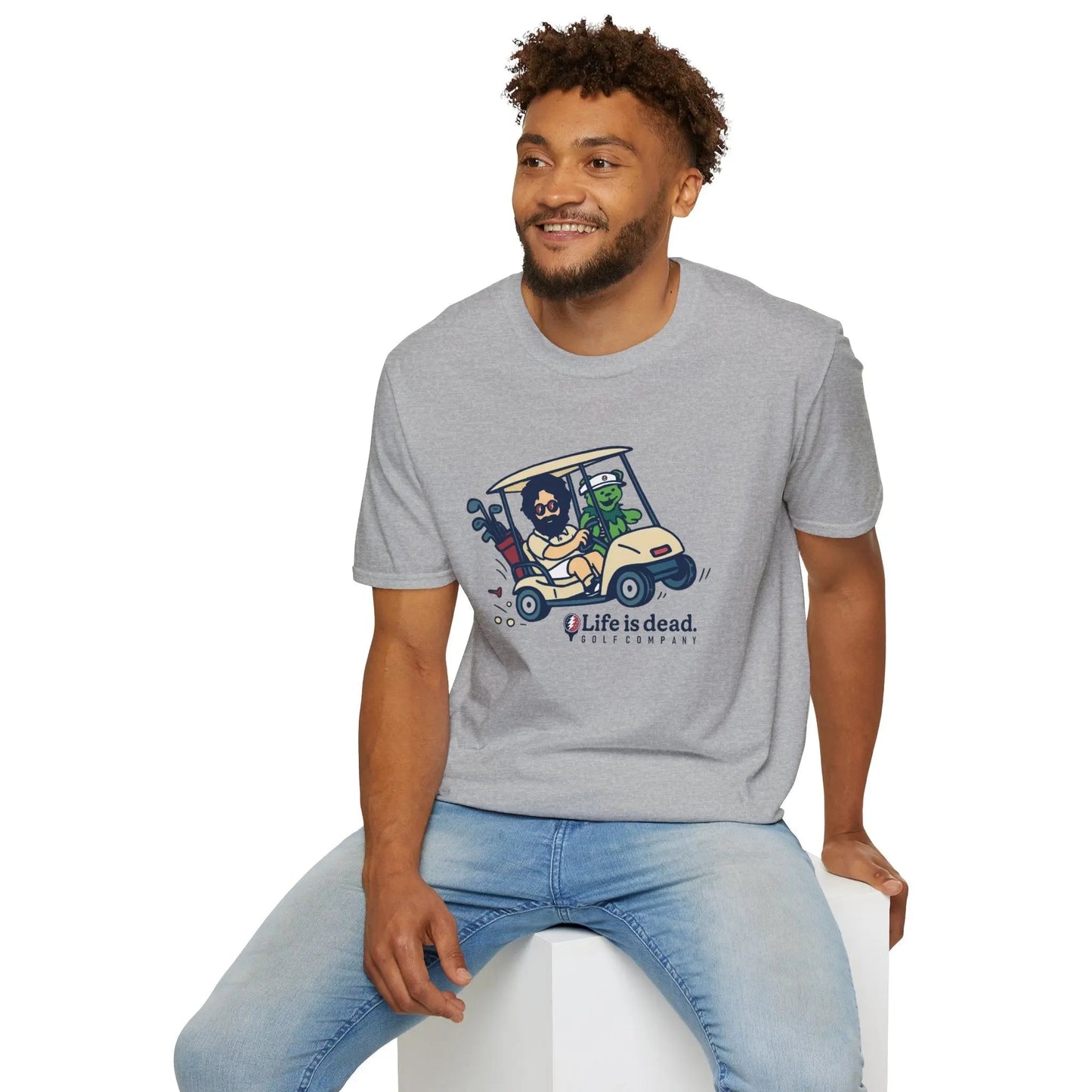 Joy Ridin' Jerry and The Bear - Life is DeadGolf Company T-Shirt