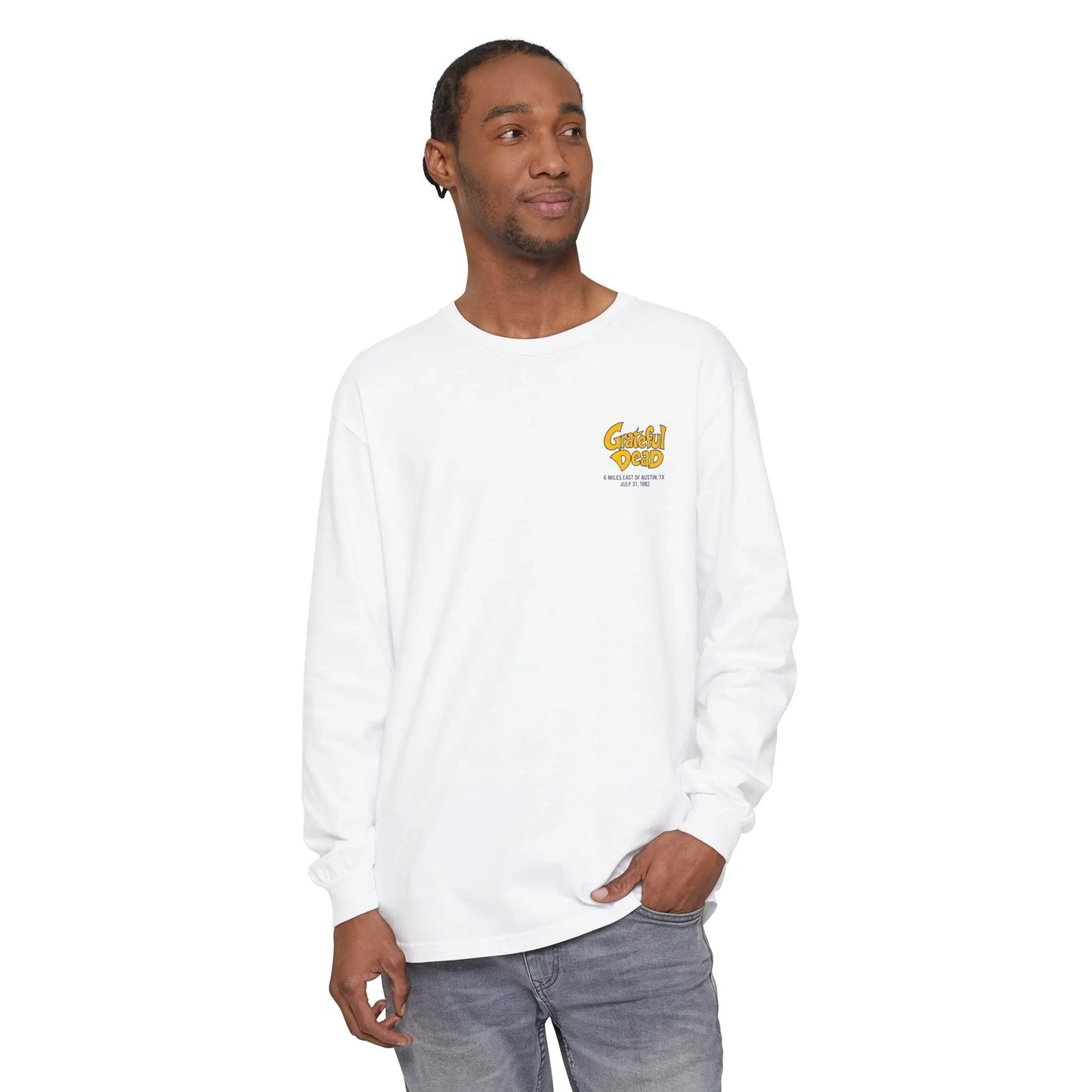 Austin, TX Concert Garment-Dyed Long Sleeve T-Shirt