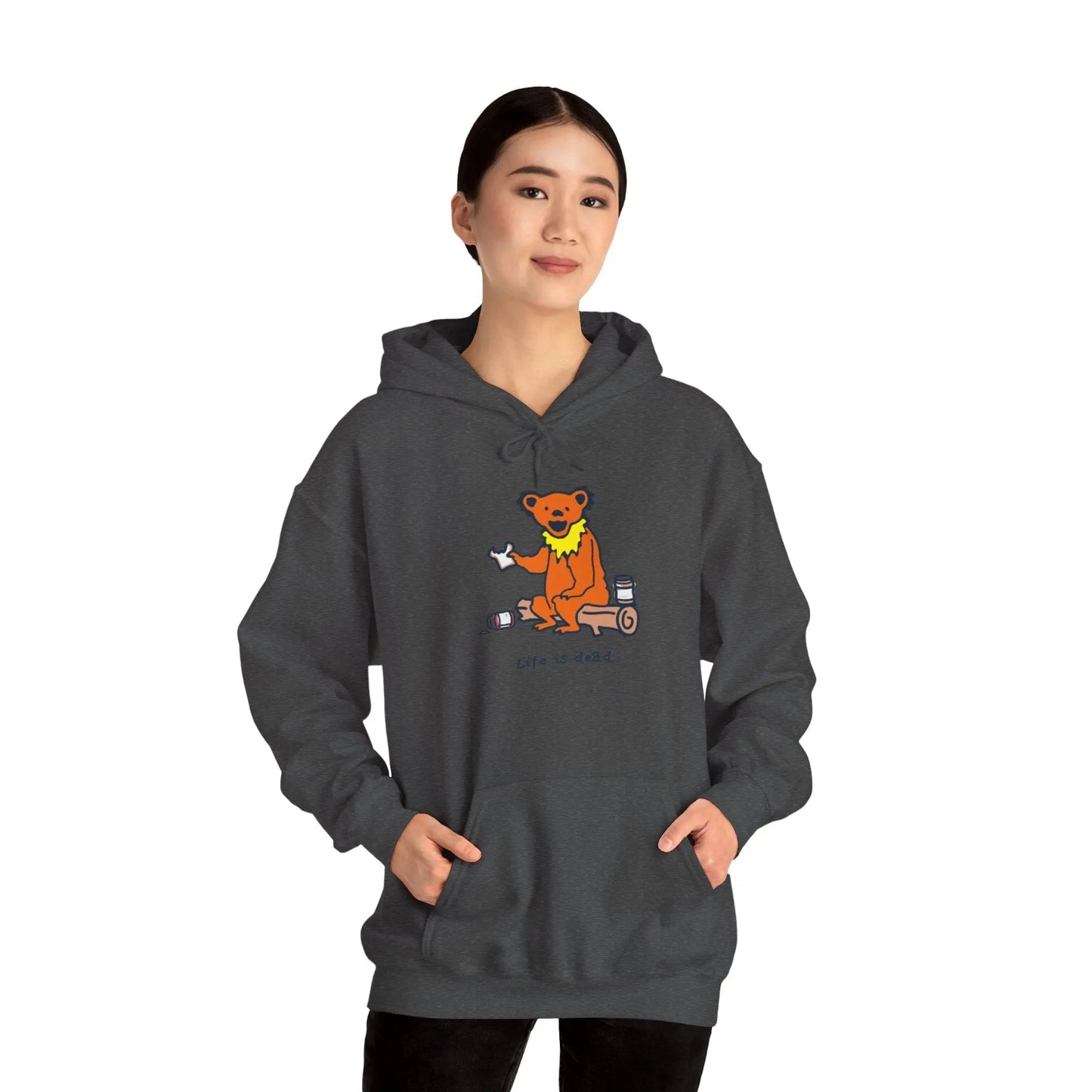 Life is DeadSnackin' Bear Hoodie