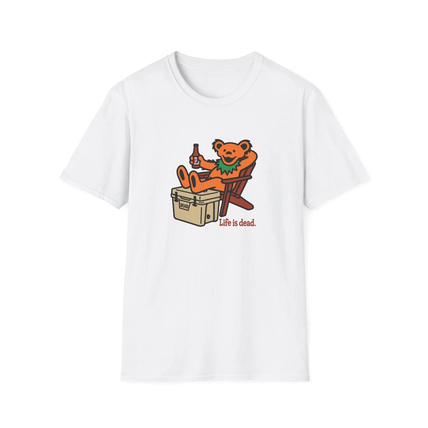 Chillin' Bear - Life is Dead T-Shirt