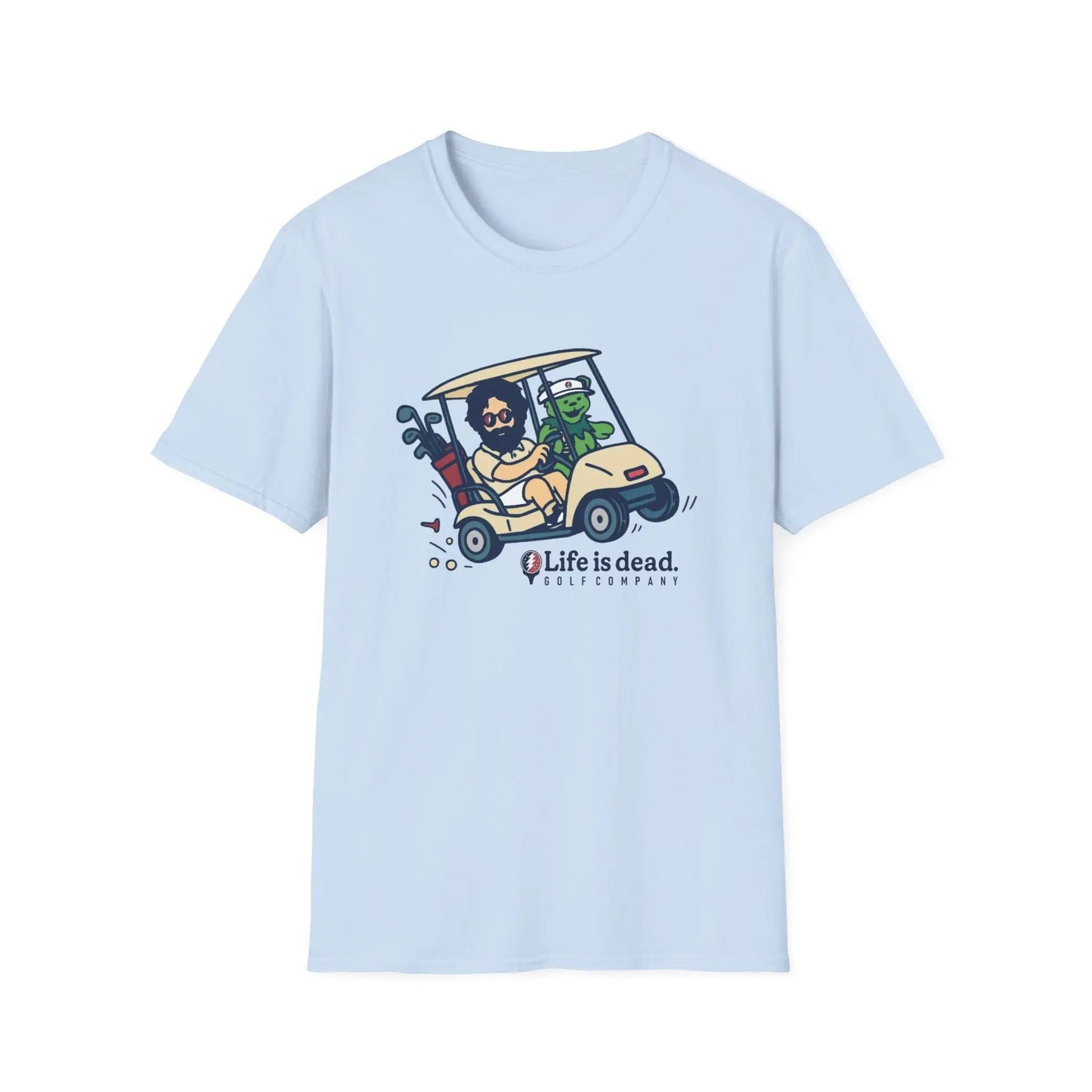 Joy Ridin' Jerry and The Bear - Life is DeadGolf Company T-Shirt