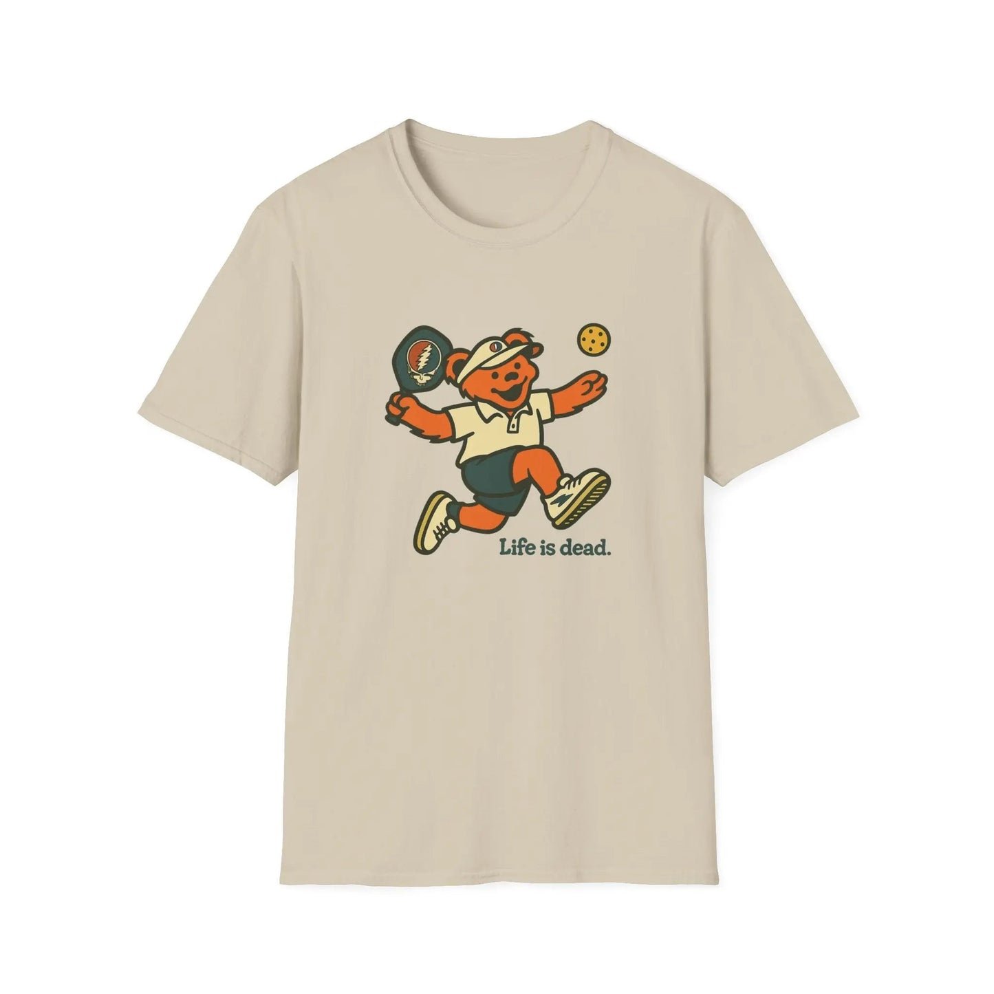 Pickleball Bear - Life is Dead T-Shirt