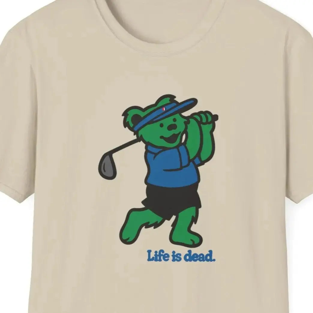 Golfin' Bear - Life is Dead T-Shirt