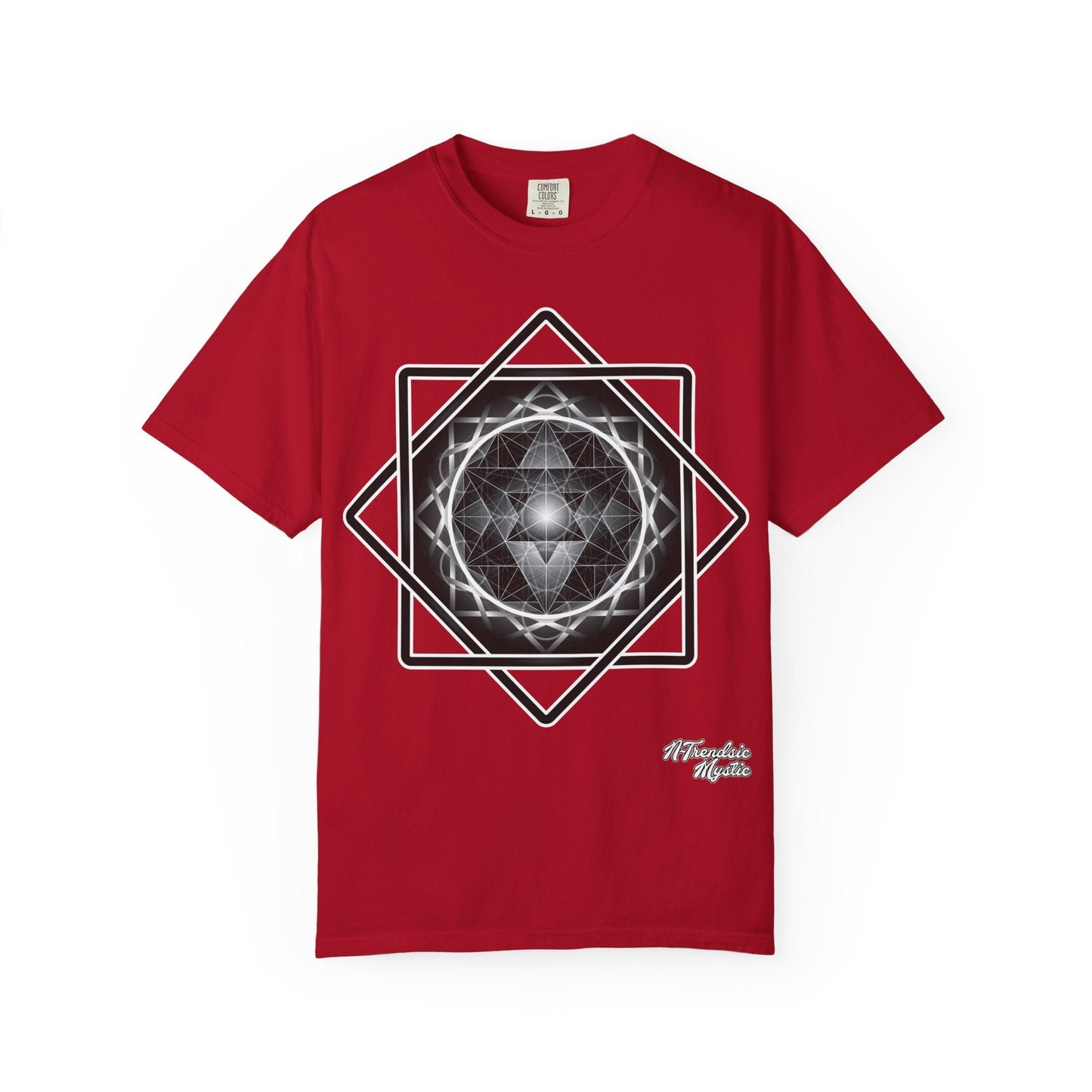 Merkaba Energy Tee – Geometric Art Unisex T-Shirt | Sacred Symbol Shirt | Boho Festival Fashion | Gift for Art Lovers