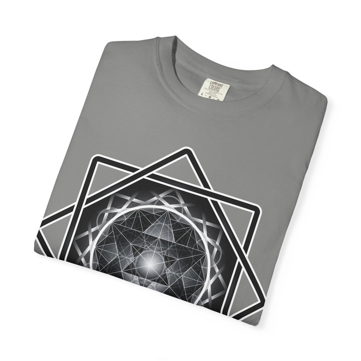 Merkaba Energy Tee – Geometric Art Unisex T-Shirt | Sacred Symbol Shirt | Boho Festival Fashion | Gift for Art Lovers