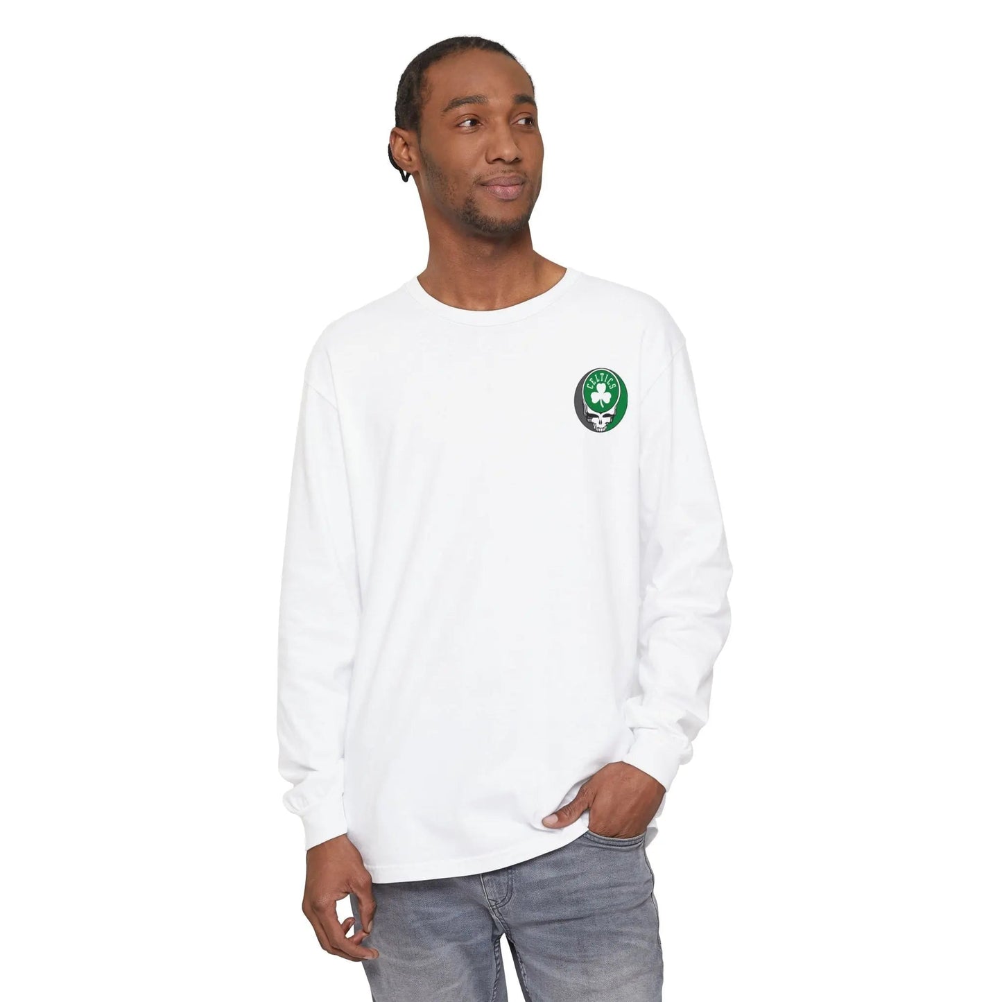 Boston Celtics Two-Sided Vineyard Collection Garment-dyed Long Sleeve
