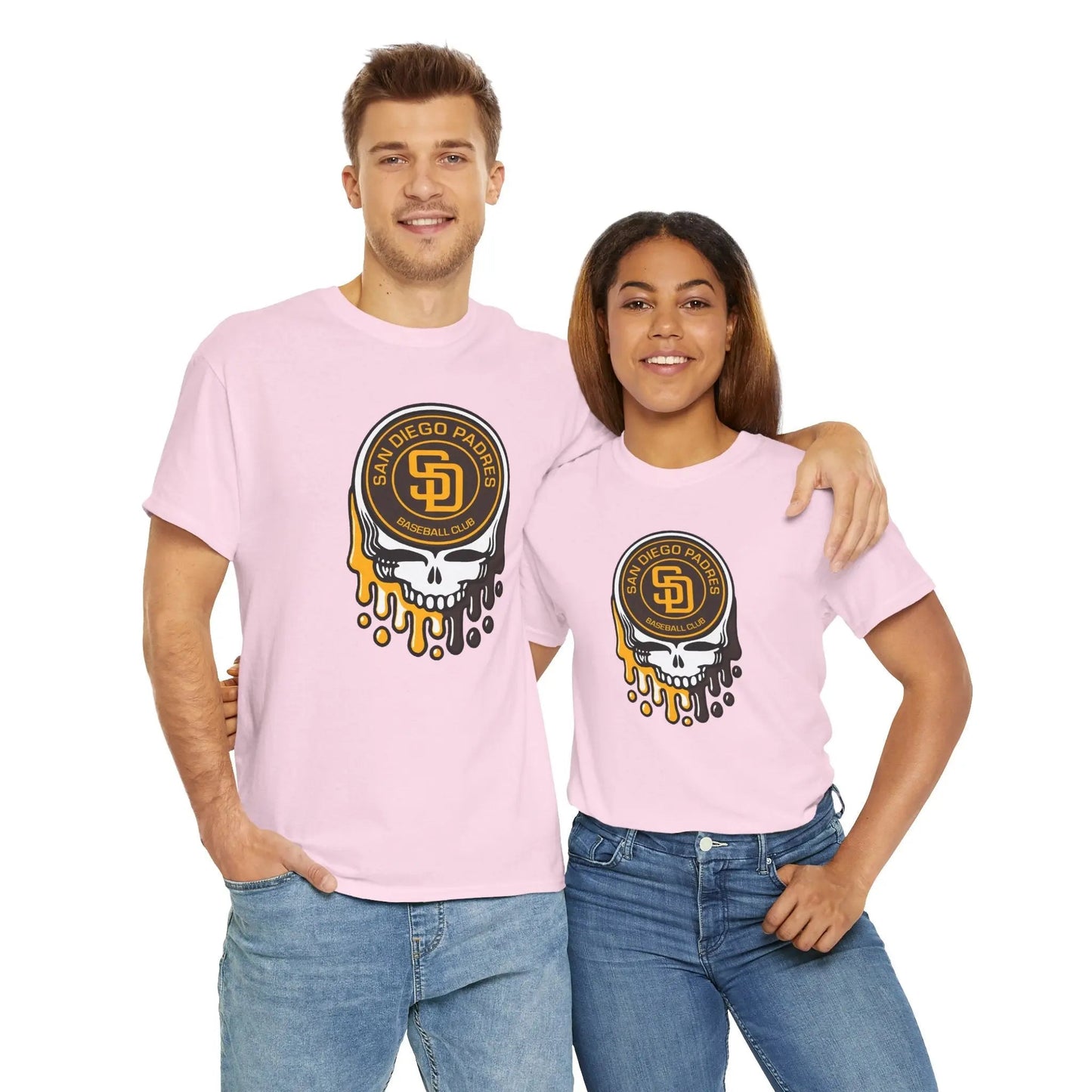 San Diego Padres Logo Dripping Stealie T-Shirt