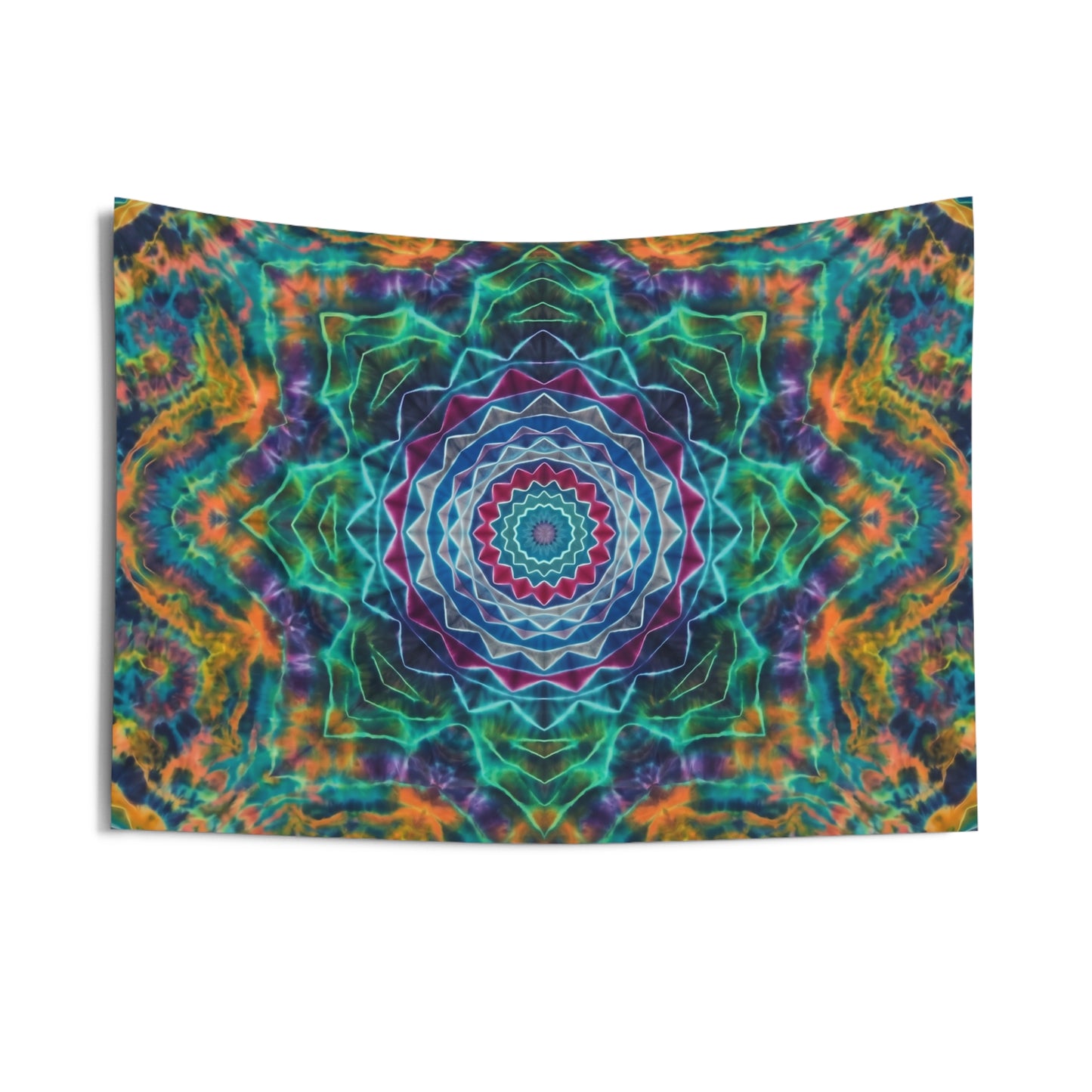 Psychedelic Mandala Wall Tapestry