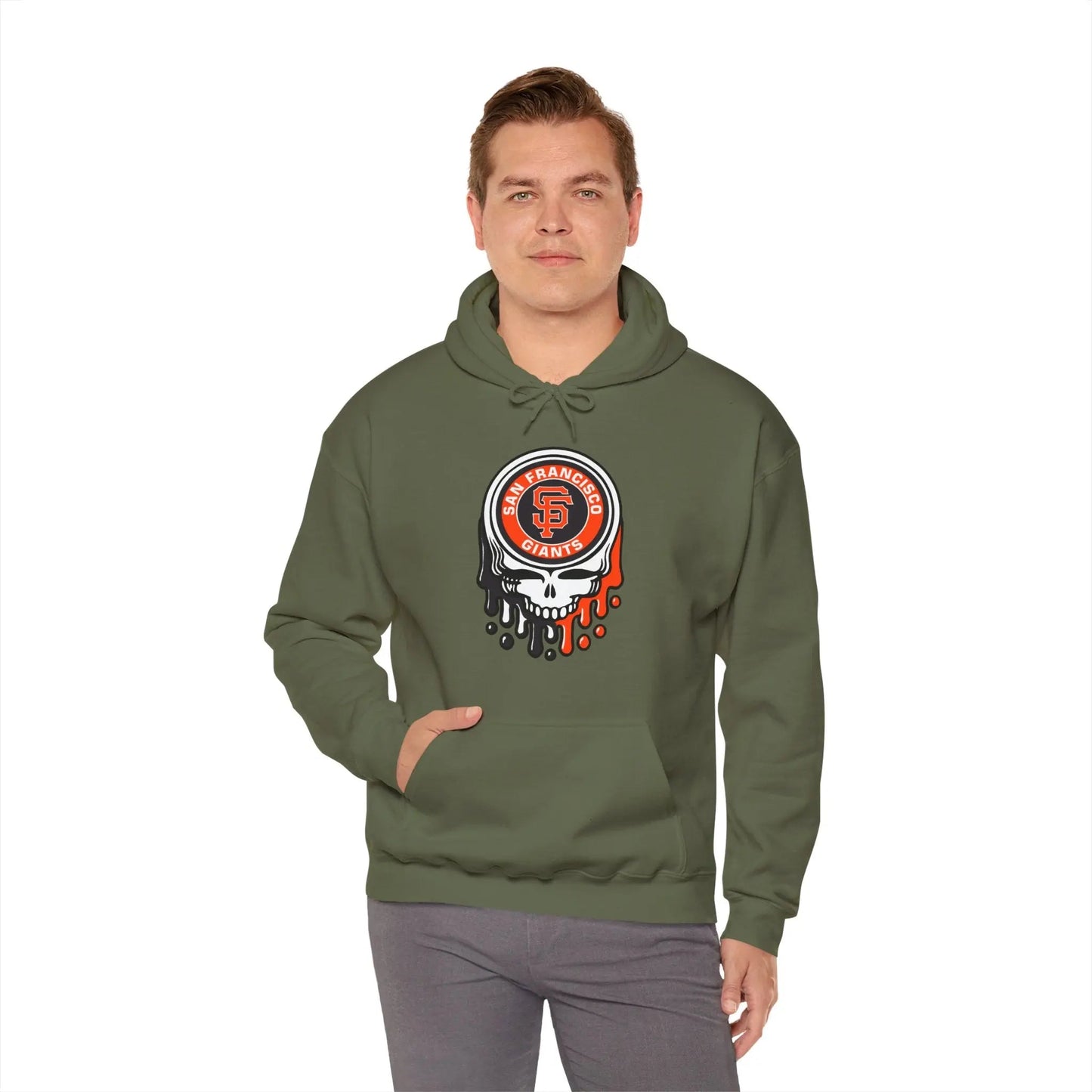 San Francisco Giants Logo Dripping Stealie Hoodie