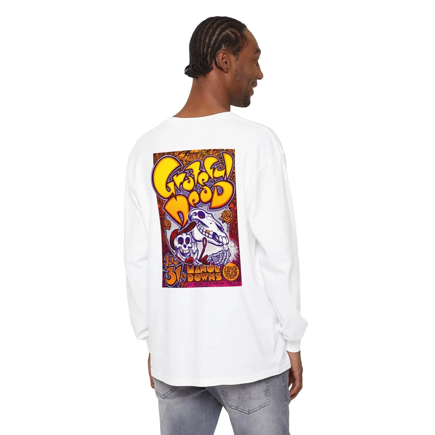 Austin, TX Concert Garment-Dyed Long Sleeve T-Shirt