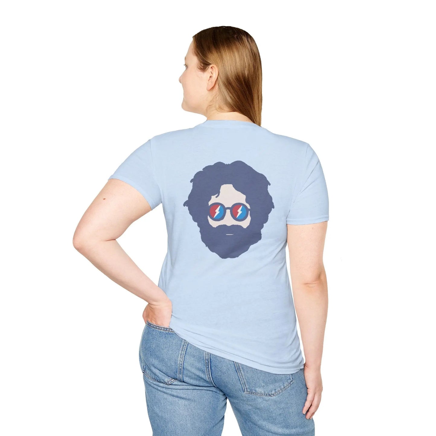 Jerry Garcia Color Match Two-Sided Vineyard Collection T-Shirt