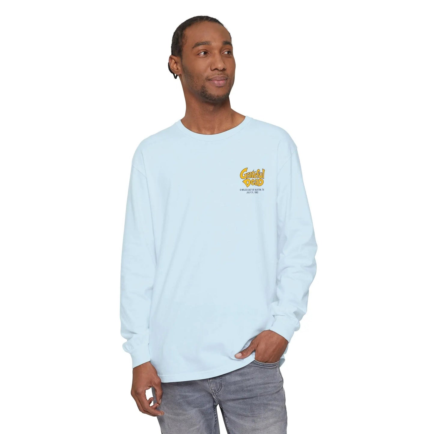 Austin, TX Concert Garment-Dyed Long Sleeve T-Shirt
