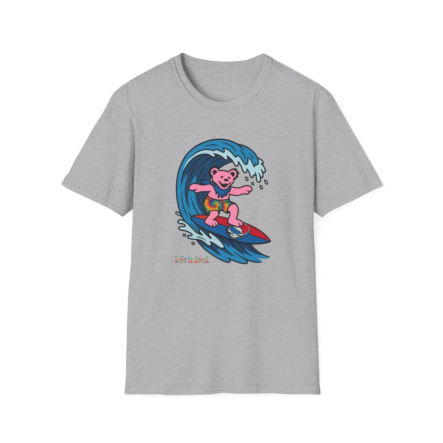 Surfin' Bear - Life is Dead T-Shirt