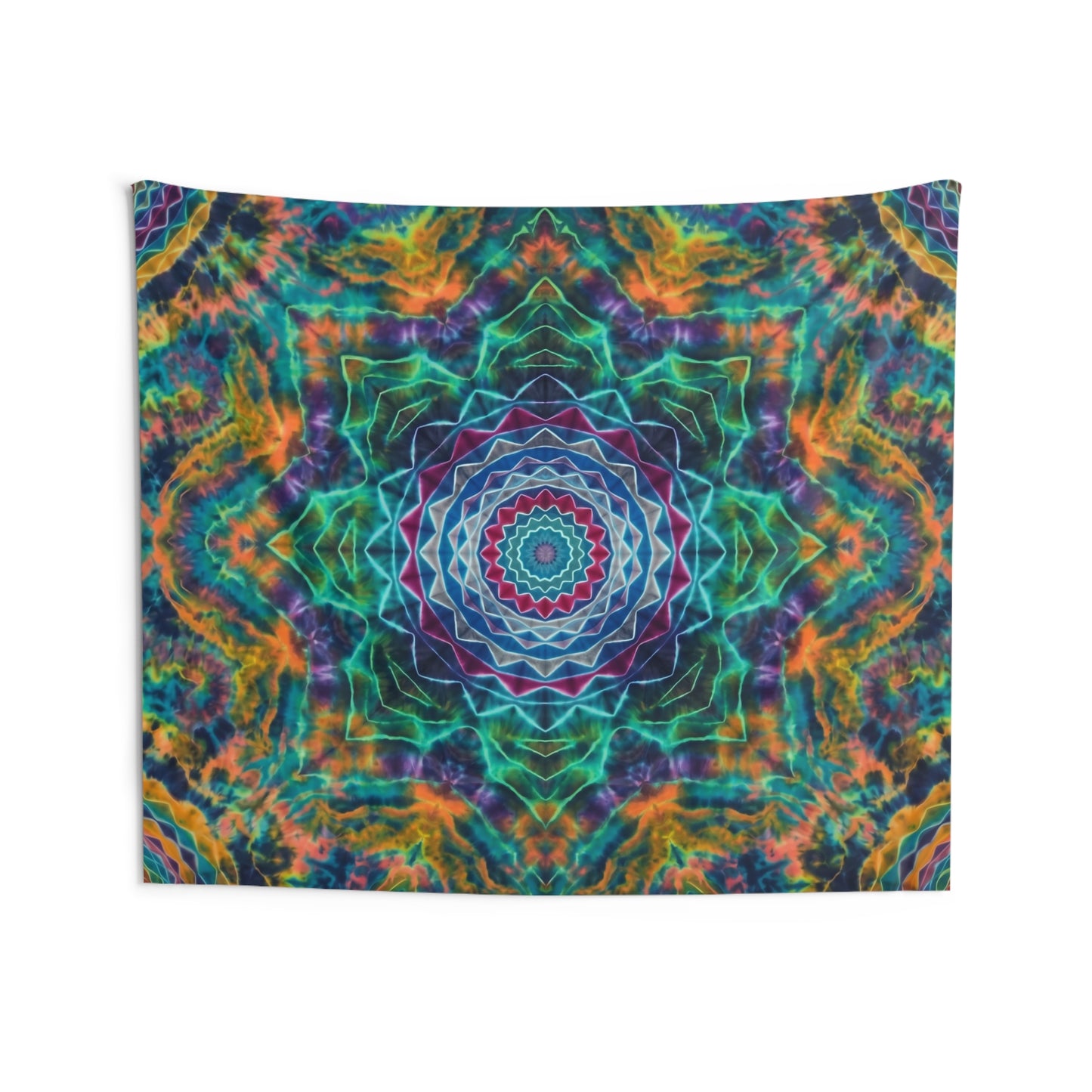 Psychedelic Mandala Wall Tapestry