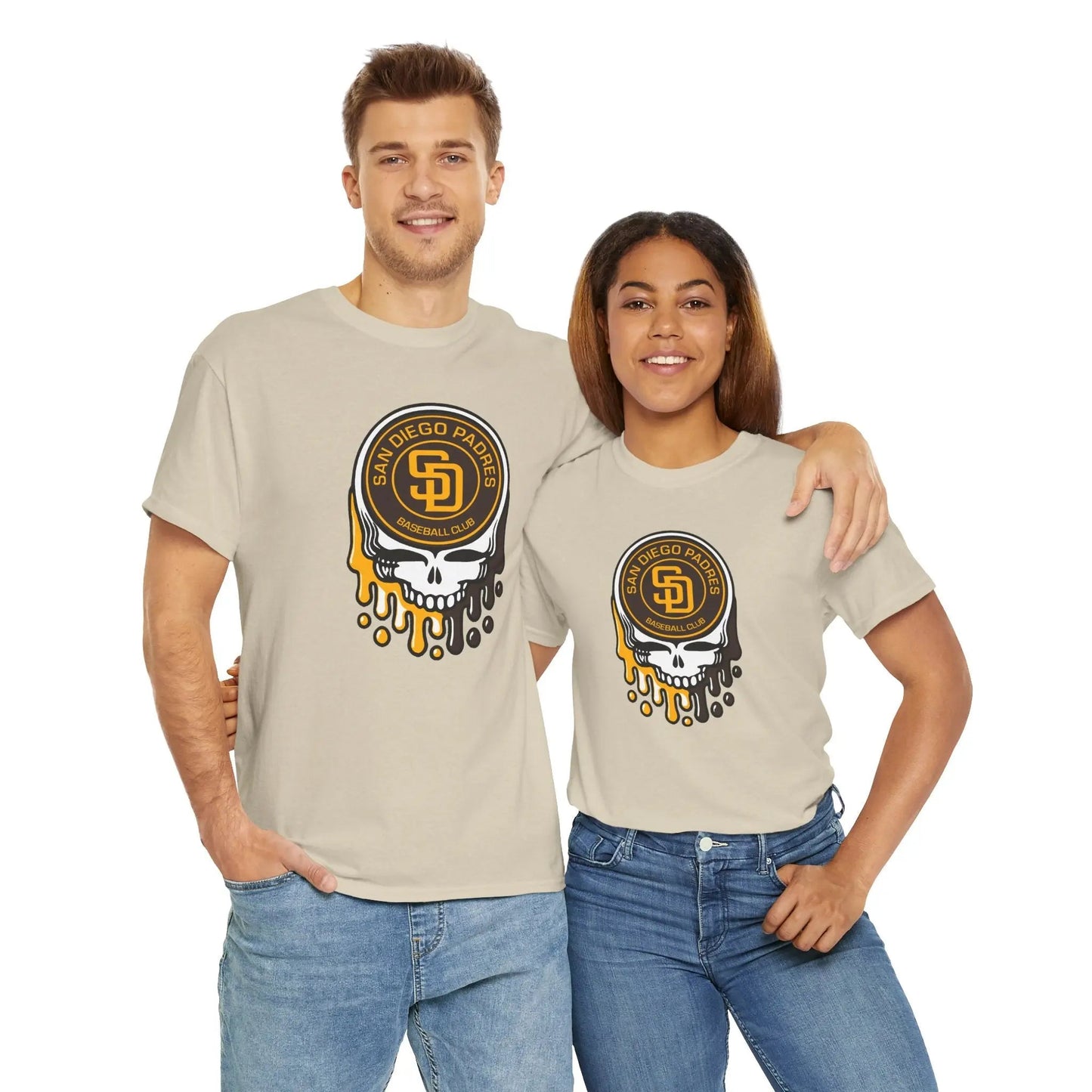 San Diego Padres Logo Dripping Stealie T-Shirt
