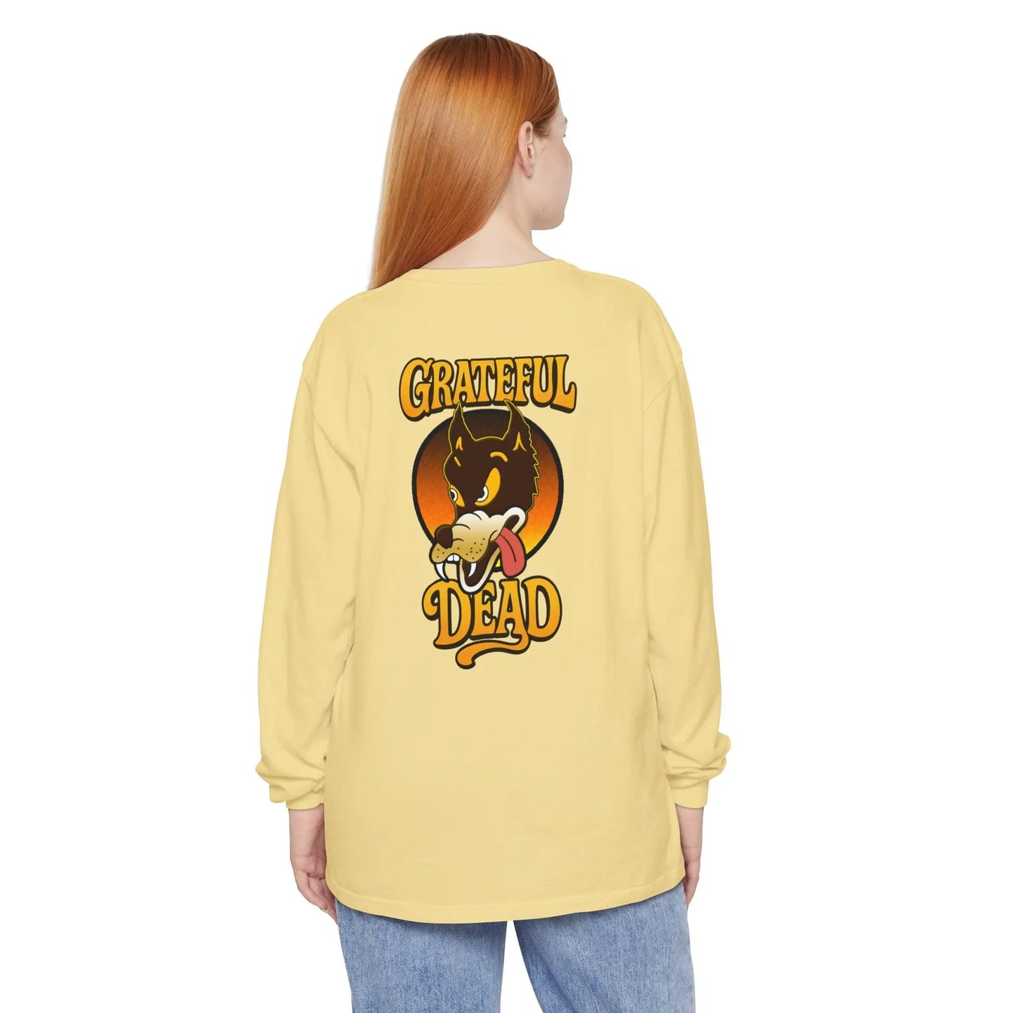 The Wolf Vineyard Collection Garment-Dyed Two-Sided Long Sleeve