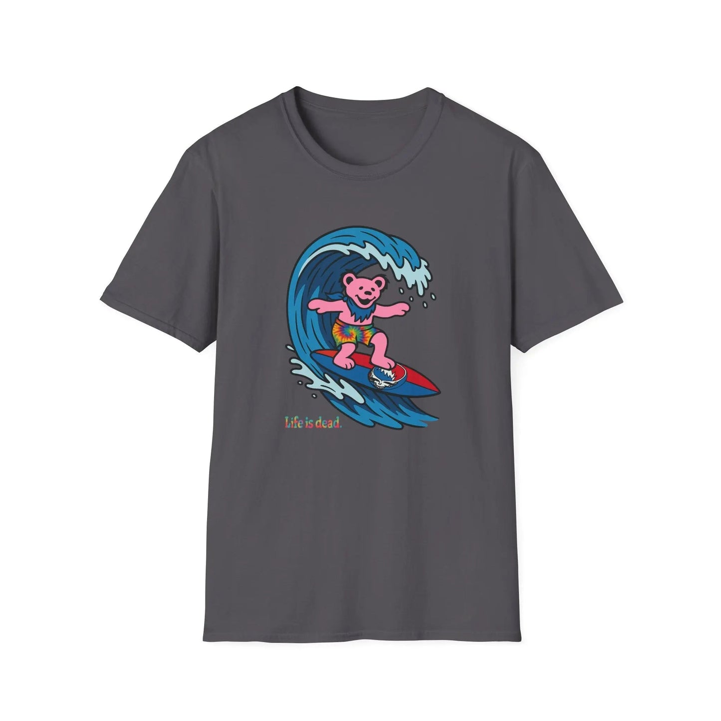 Surfin' Bear - Life is Dead T-Shirt
