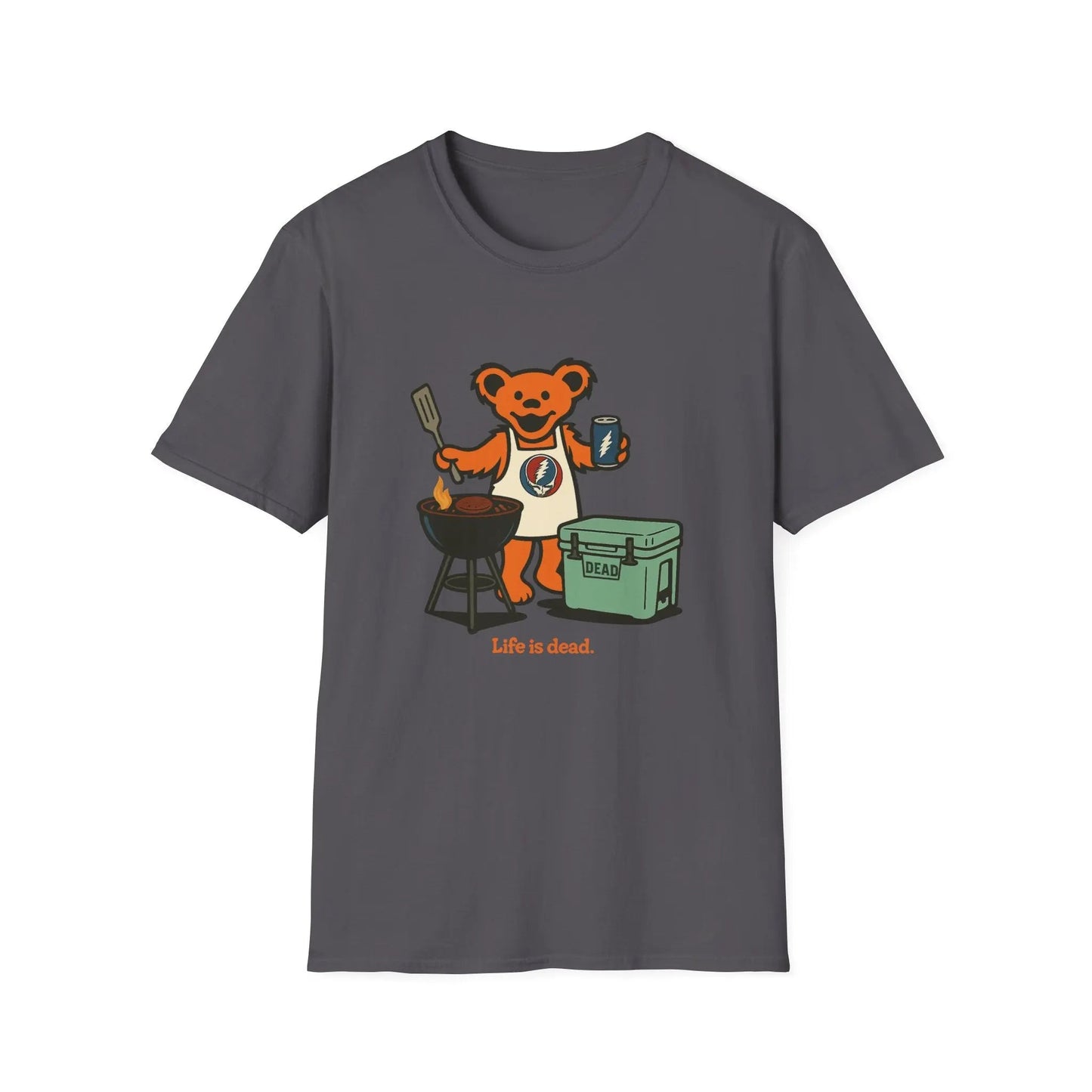 Grillin' Bear - Life is Dead T-Shirt
