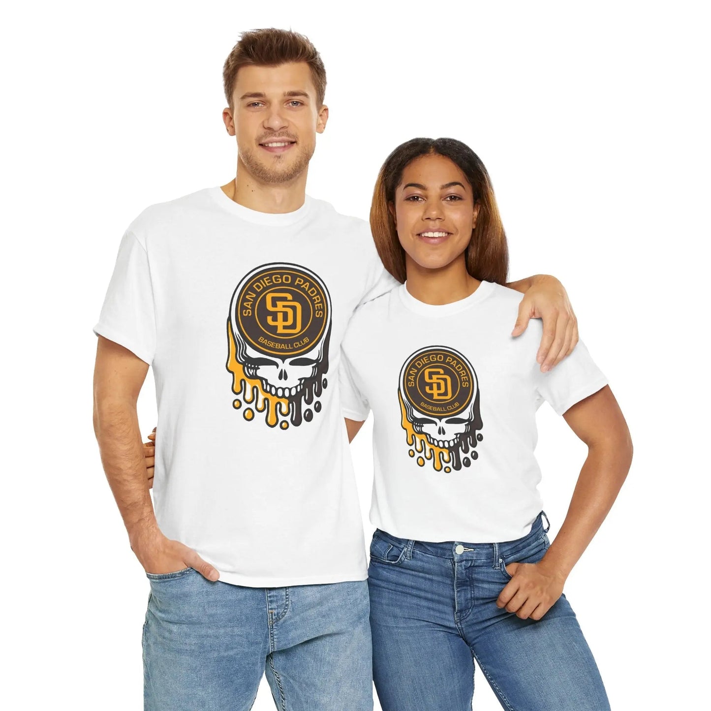 San Diego Padres Logo Dripping Stealie T-Shirt