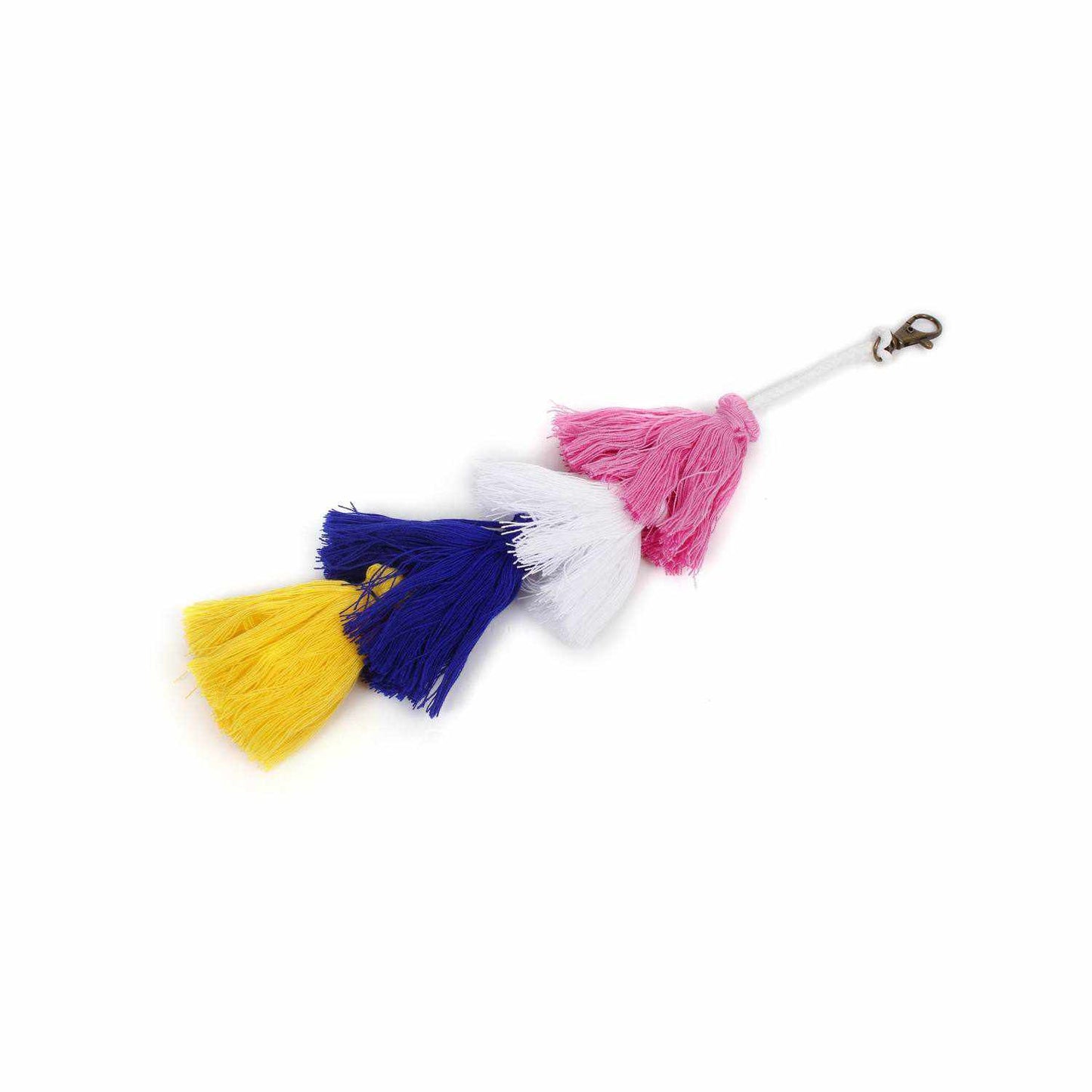 Multi-Tassel Elegant Long Bag Charm | Key Chain | Zipper Pull - Thailand