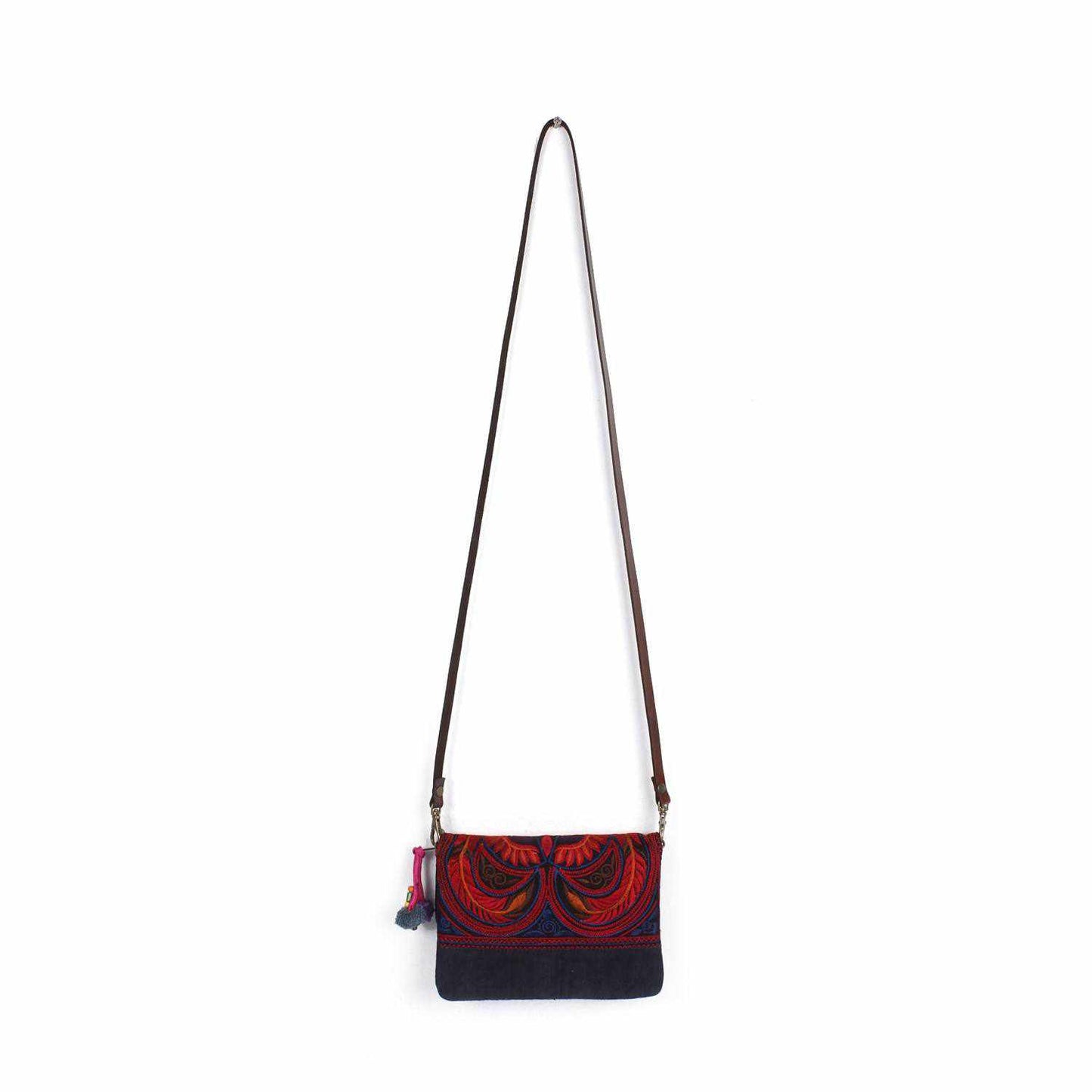 Fernanda Embroidered Convertible Crossbody | Clutch Bag - Thailand