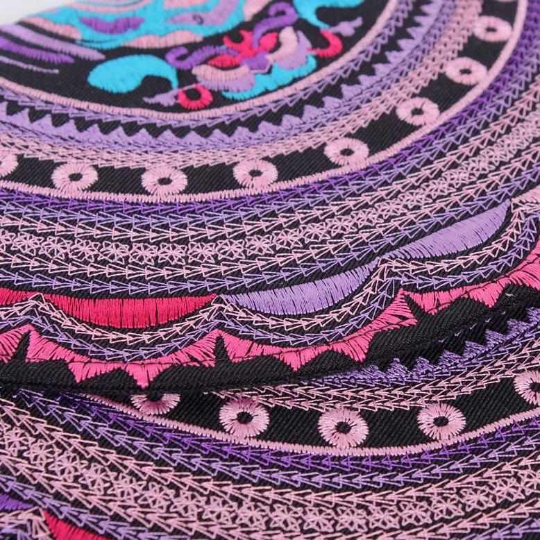 Boho Style Embroidered Clutch Bag - Thailand