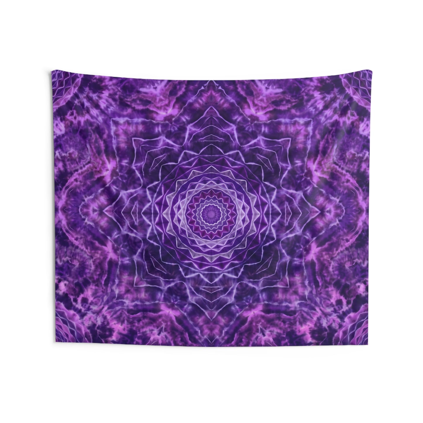 Purple Mandala Wall Tapestry