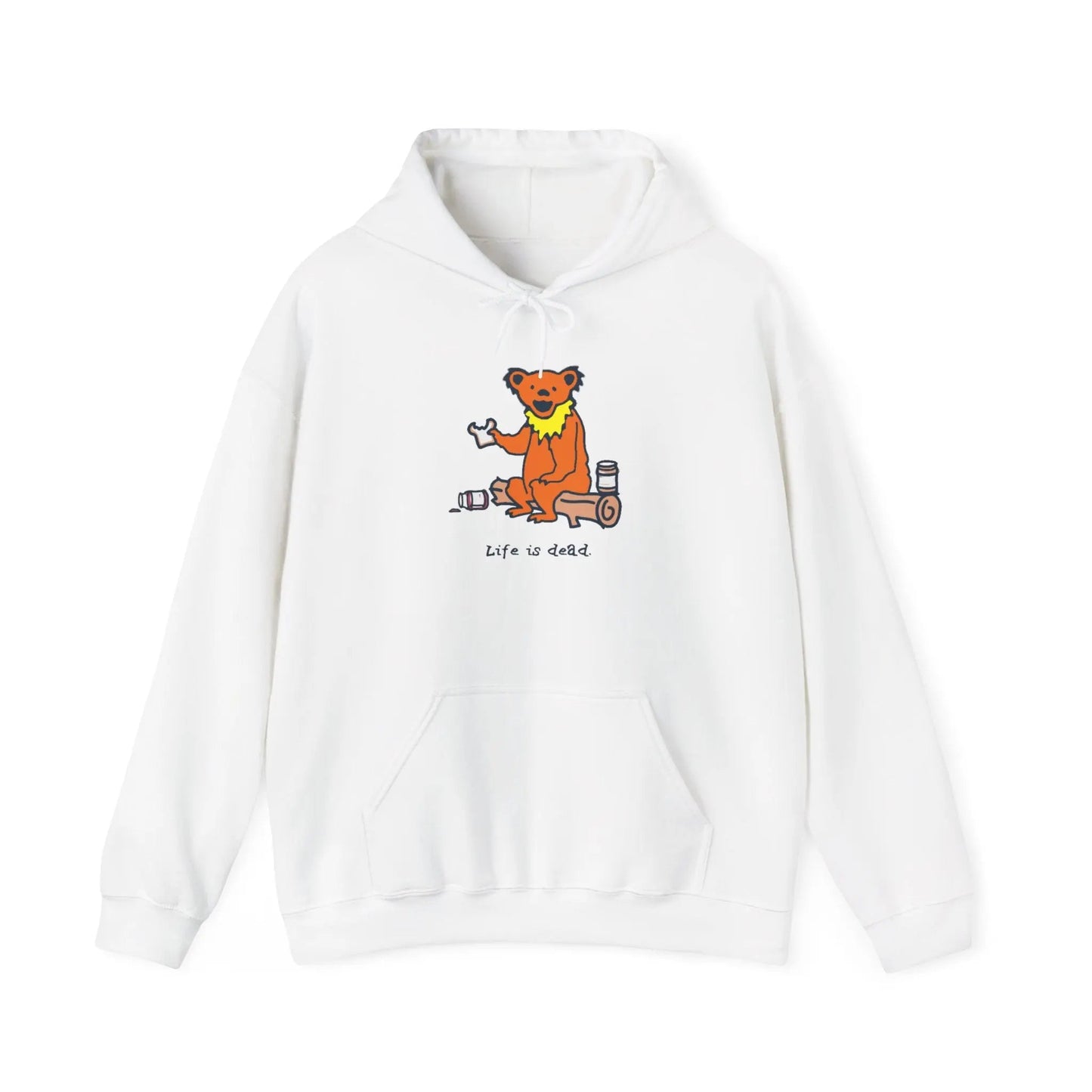Life is DeadSnackin' Bear Hoodie