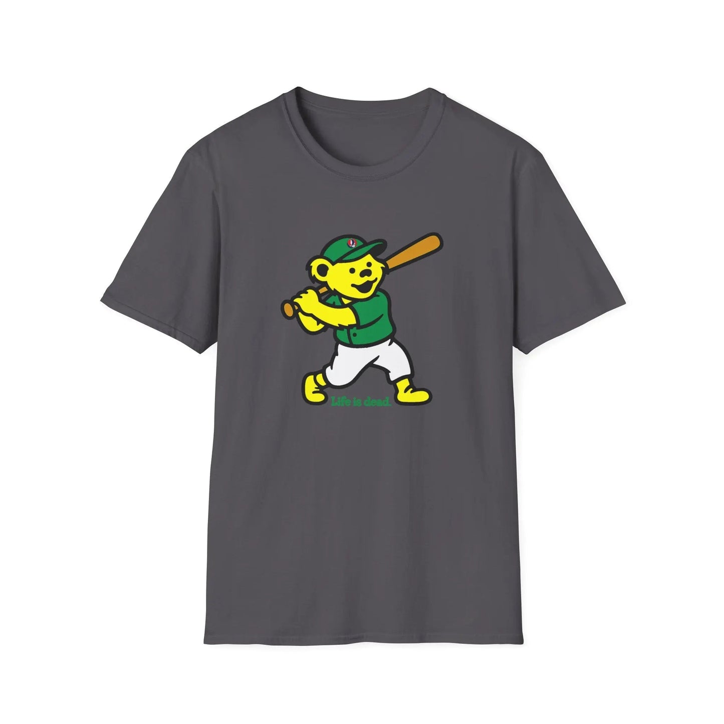 Baseball Edition Dancing Bear - Life is Dead T-Shirt