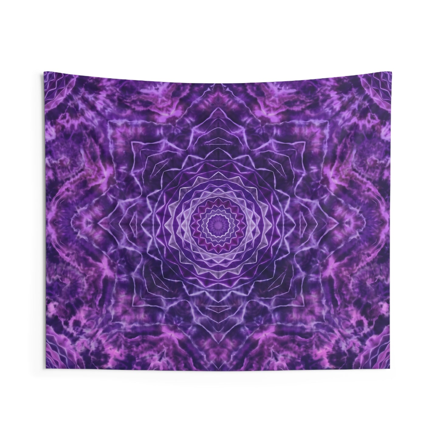 Purple Mandala Wall Tapestry