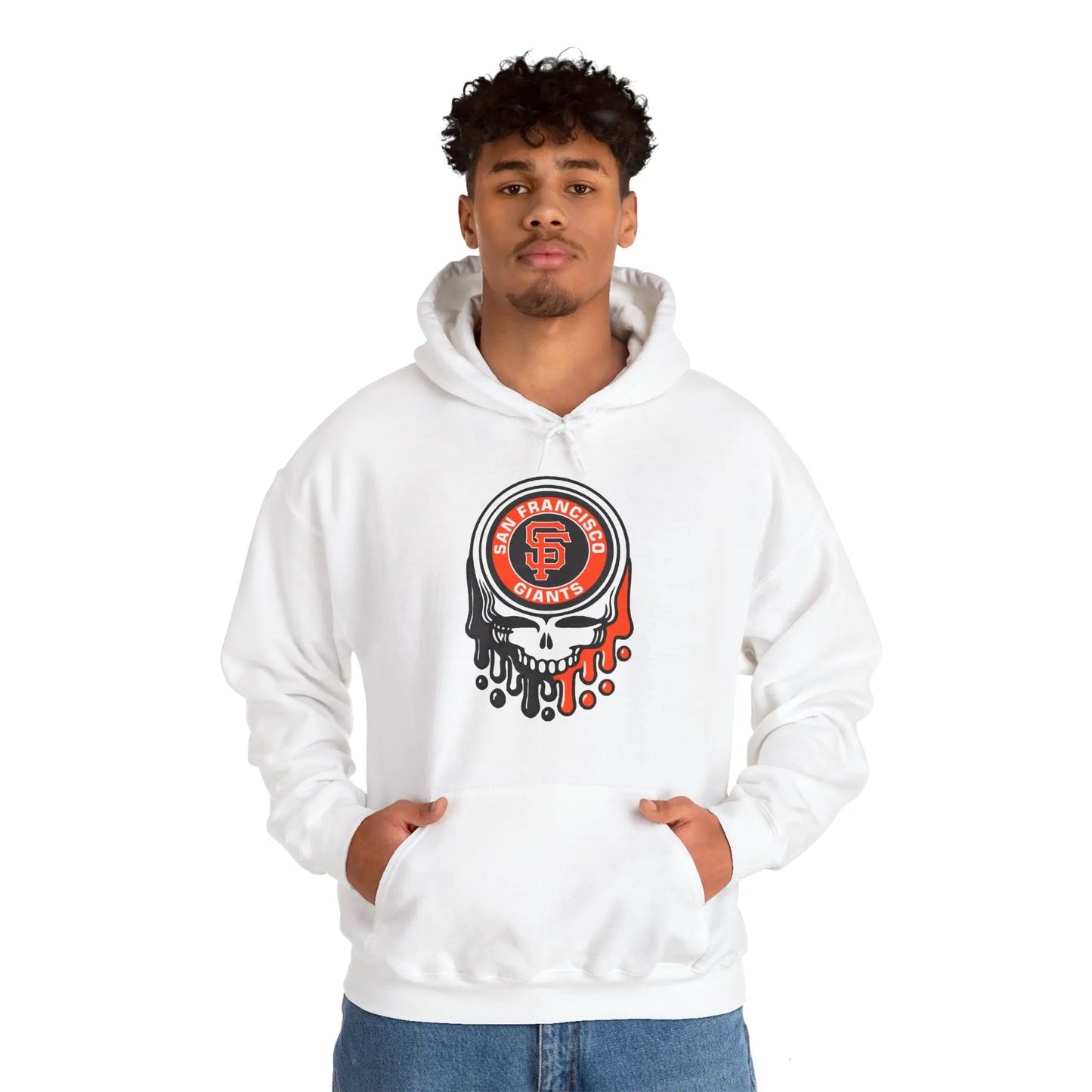 San Francisco Giants Logo Dripping Stealie Hoodie