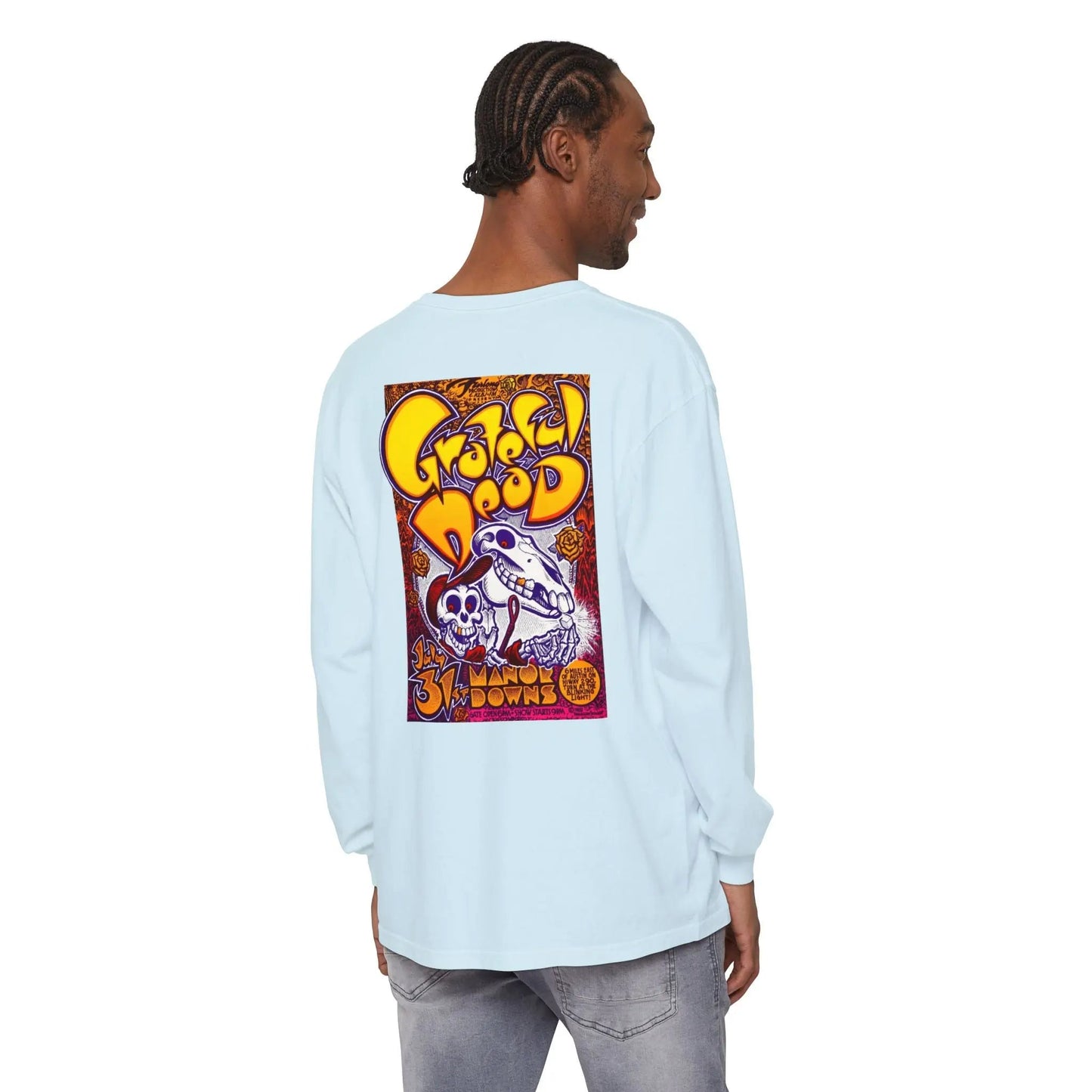 Austin, TX Concert Garment-Dyed Long Sleeve T-Shirt