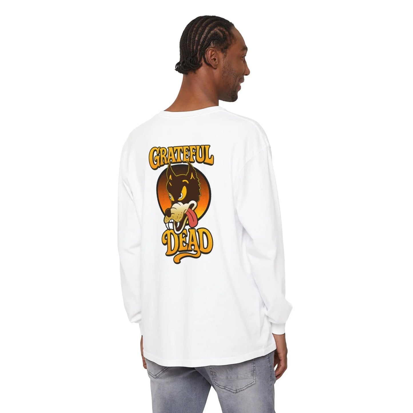 The Wolf Vineyard Collection Garment-Dyed Two-Sided Long Sleeve