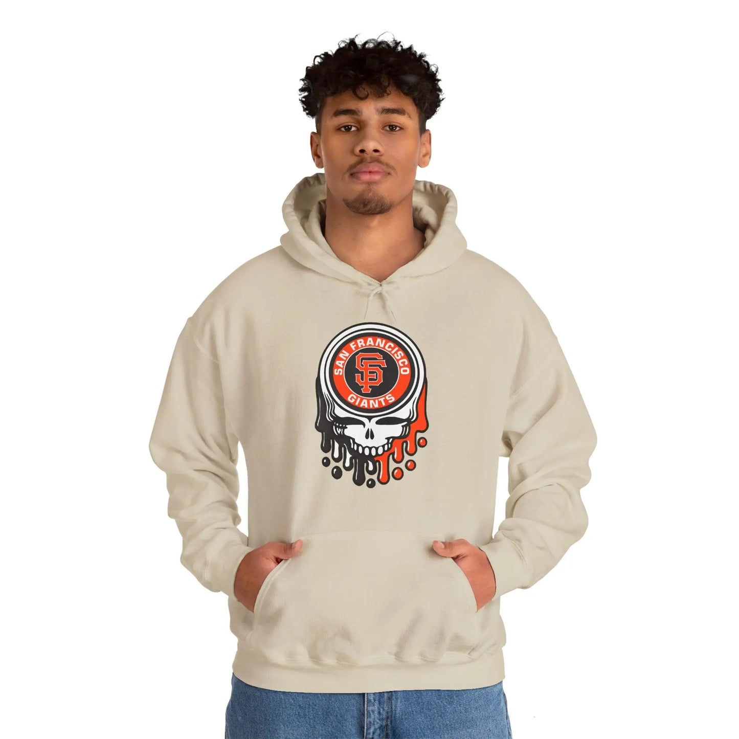 San Francisco Giants Logo Dripping Stealie Hoodie